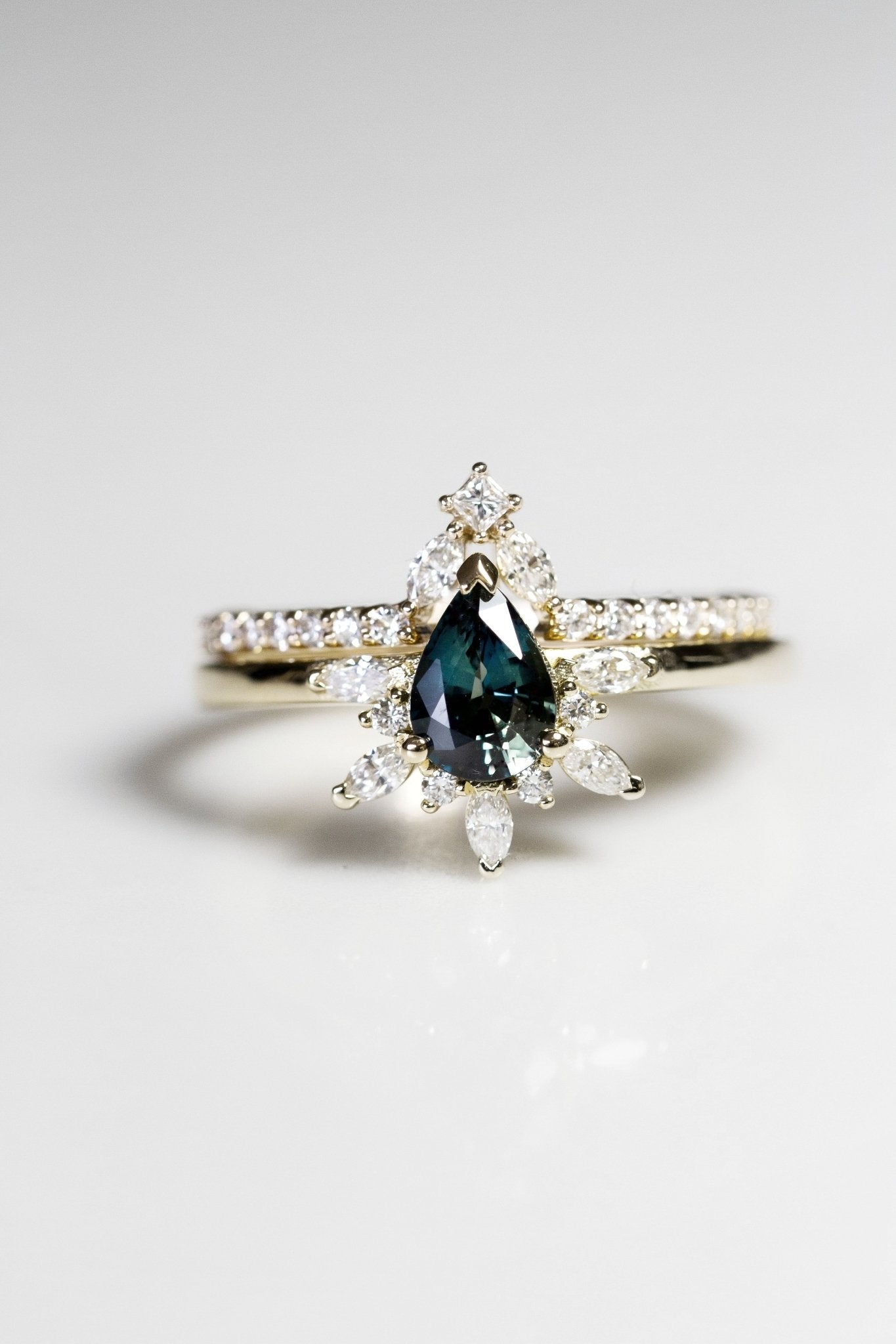 Rings-Diamond crown fit for a queen. Complete your Natasha set with this diamond crown. Product Details - Featuring 0.25ct of natural F colour / SI1 clarity diamonds- The ring is 1.80mm wide and 1.60mm thick-ELIISE MAAR JEWELLERY