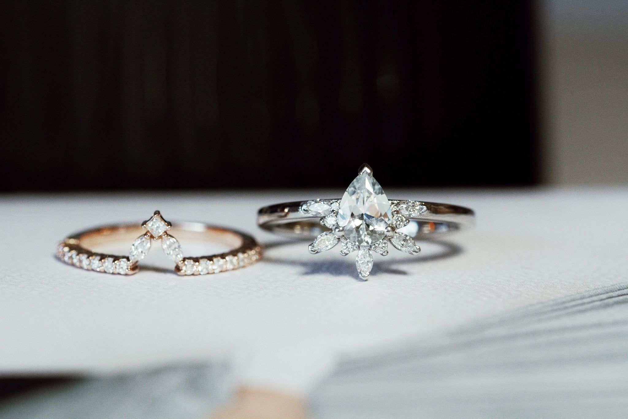 Rings-Diamond crown fit for a queen. Complete your Natasha set with this diamond crown. Product Details - Featuring 0.25ct of natural F colour / SI1 clarity diamonds- The ring is 1.80mm wide and 1.60mm thick-ELIISE MAAR JEWELLERY