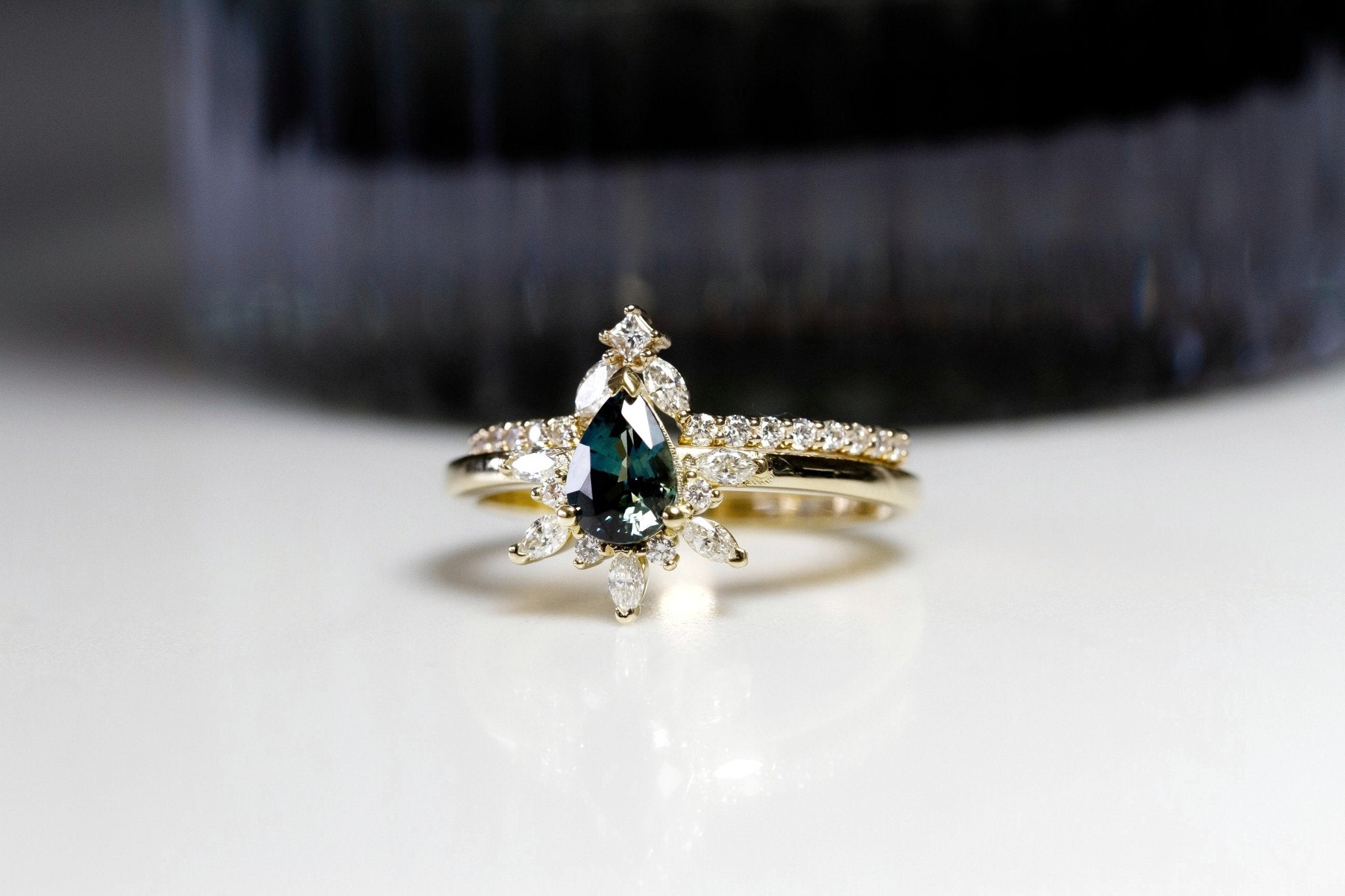 Rings-Diamond crown fit for a queen. Complete your Natasha set with this diamond crown. Product Details - Featuring 0.25ct of natural F colour / SI1 clarity diamonds- The ring is 1.80mm wide and 1.60mm thick-ELIISE MAAR JEWELLERY