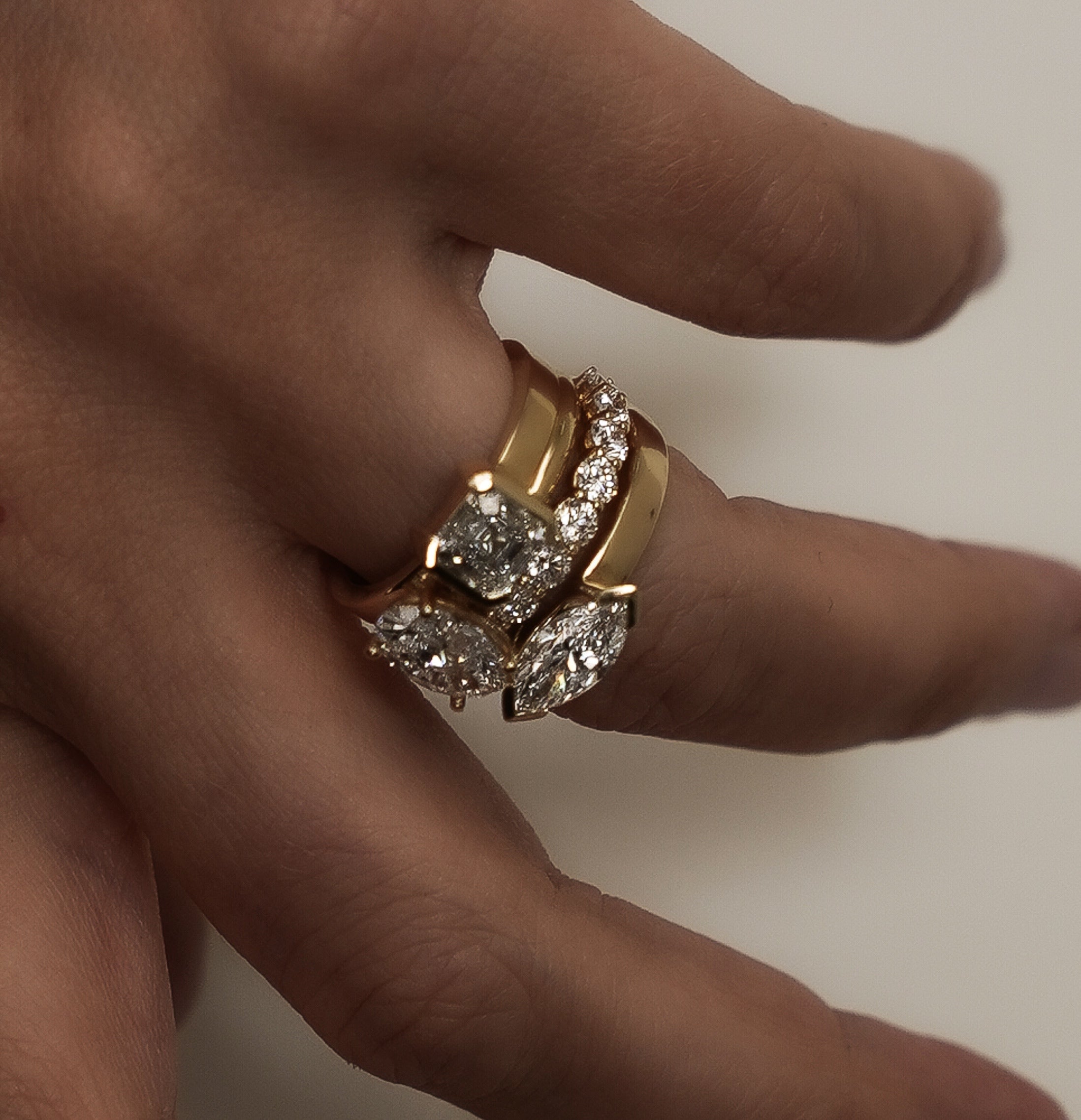 Rings-The Seraphina East West Marquise Diamond Solitaire presents an understated yet striking design. A refined choice for the discerning wearer who appreciates distinctive craftsmanship and timeless beauty with a modern sensibility.-ELIISE MAAR JEWELLERY