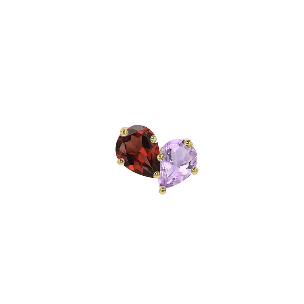 Bracelets-This enchanting heart shaped birthstone necklace looks like a spark of celestial beauty. Two individual, sparkling pear-shaped stones, customizable to each of your beloved's birth months. Luxe Necklace - Features 6x4 Pear Cut Gemstones (total carat weigh 1.00ct) JANUARY Garnet FEBRUARY Amethyst MARCH Aquamarine APRIL Diamond MAY Emerald JUNE Pearl JULY Ruby AUGUST Peridot SEPTEMBER Sapphire OCTOBER Tourmaline NOVEMBER Citrine DECEMBER Blue Topaz Whether worn as a reminder of someone special in you
