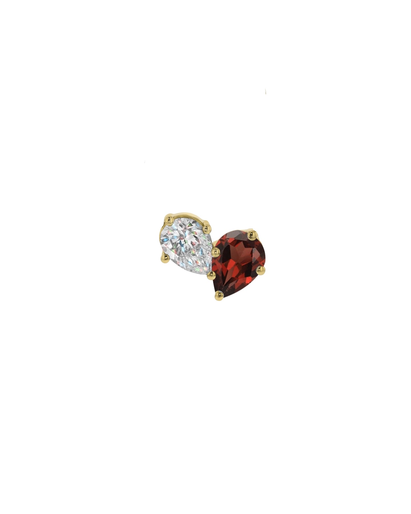 Bracelets-This enchanting heart shaped birthstone necklace looks like a spark of celestial beauty. Two individual, sparkling pear-shaped stones, customizable to each of your beloved's birth months. Luxe Necklace - Features 6x4 Pear Cut Gemstones (total carat weigh 1.00ct) JANUARY Garnet FEBRUARY Amethyst MARCH Aquamarine APRIL Diamond MAY Emerald JUNE Pearl JULY Ruby AUGUST Peridot SEPTEMBER Sapphire OCTOBER Tourmaline NOVEMBER Citrine DECEMBER Blue Topaz Whether worn as a reminder of someone special in you