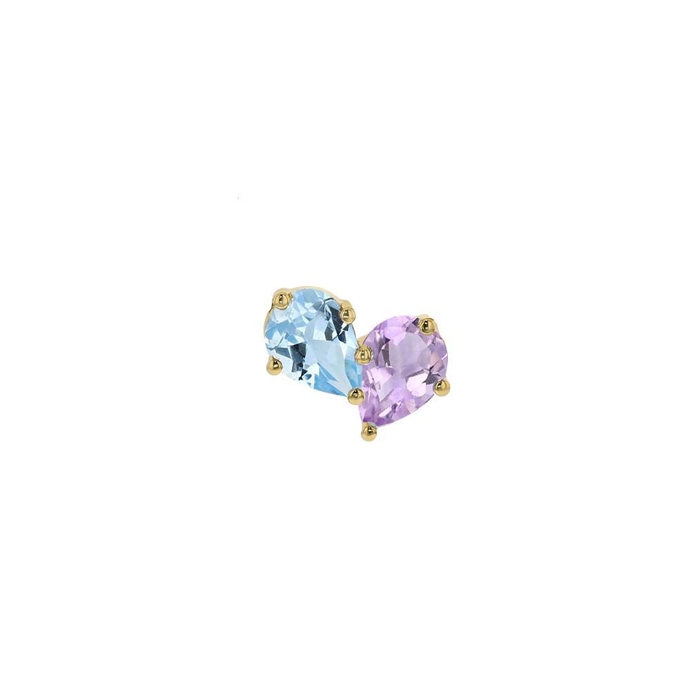 Bracelets-This enchanting heart shaped birthstone necklace looks like a spark of celestial beauty. Two individual, sparkling pear-shaped stones, customizable to each of your beloved's birth months. Luxe Necklace - Features 6x4 Pear Cut Gemstones (total carat weigh 1.00ct) JANUARY Garnet FEBRUARY Amethyst MARCH Aquamarine APRIL Diamond MAY Emerald JUNE Pearl JULY Ruby AUGUST Peridot SEPTEMBER Sapphire OCTOBER Tourmaline NOVEMBER Citrine DECEMBER Blue Topaz Whether worn as a reminder of someone special in you
