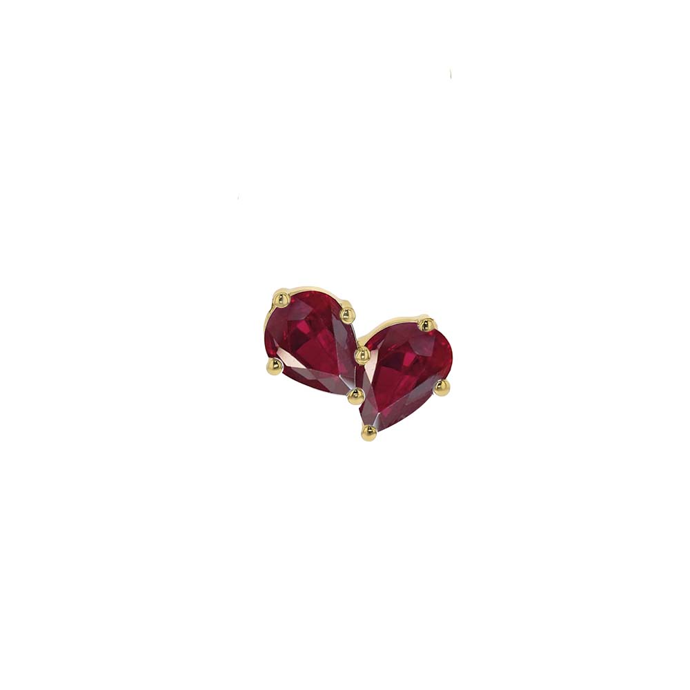 Bracelets-This enchanting heart shaped birthstone necklace looks like a spark of celestial beauty. Two individual, sparkling pear-shaped stones, customizable to each of your beloved's birth months. Luxe Necklace - Features 6x4 Pear Cut Gemstones (total carat weigh 1.00ct) JANUARY Garnet FEBRUARY Amethyst MARCH Aquamarine APRIL Diamond MAY Emerald JUNE Pearl JULY Ruby AUGUST Peridot SEPTEMBER Sapphire OCTOBER Tourmaline NOVEMBER Citrine DECEMBER Blue Topaz Whether worn as a reminder of someone special in you