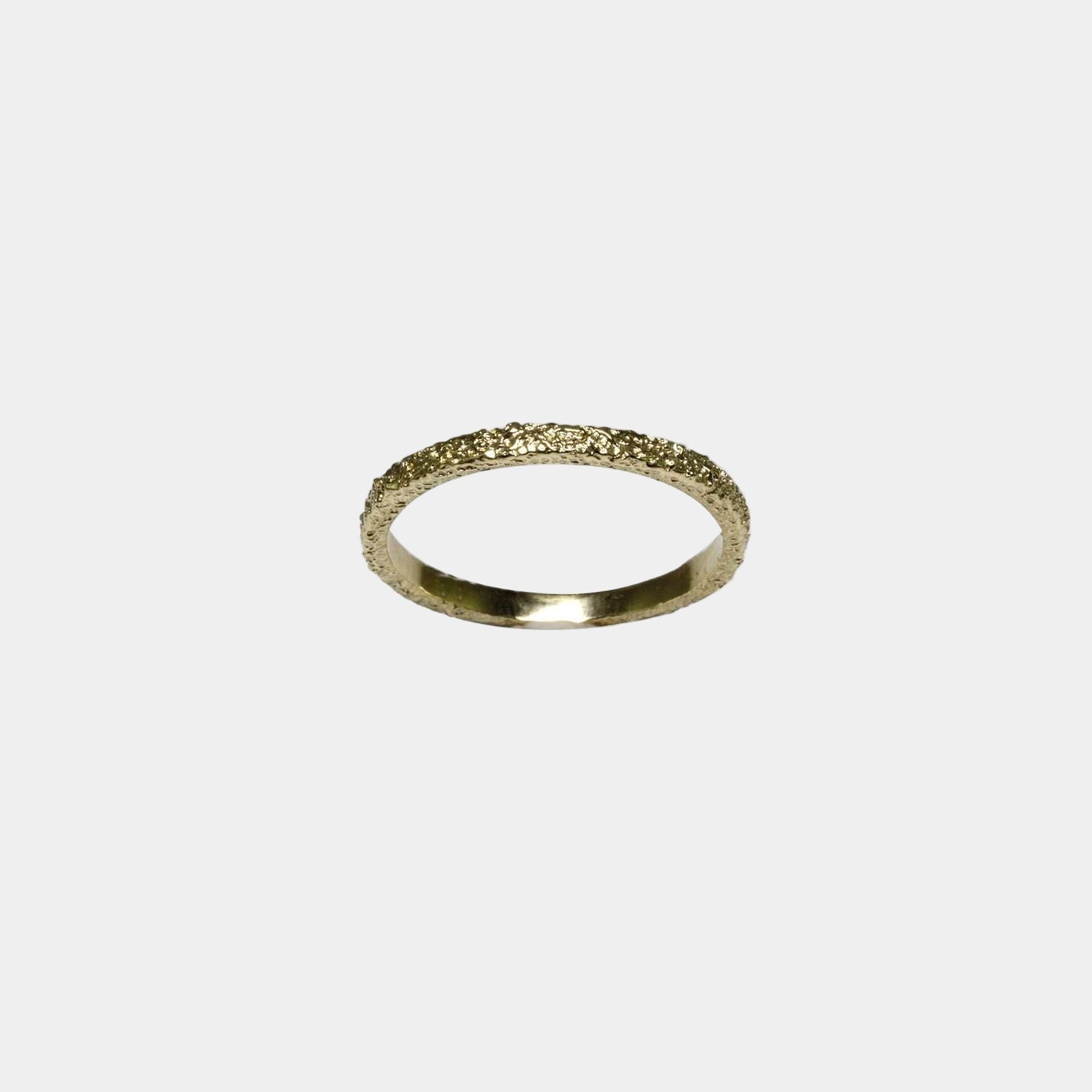 Rings-Inspired by the frosty landscapes of Estonia, this detailed gold band is delicate and sophisticated. Stunning as a stand alone ring or stacked.-ELIISE MAAR JEWELLERY