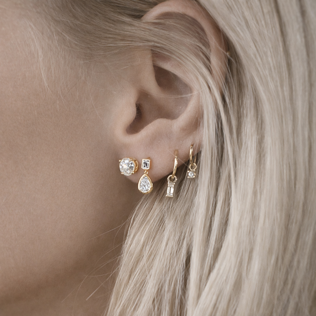 Pearl Sleeper Earrings