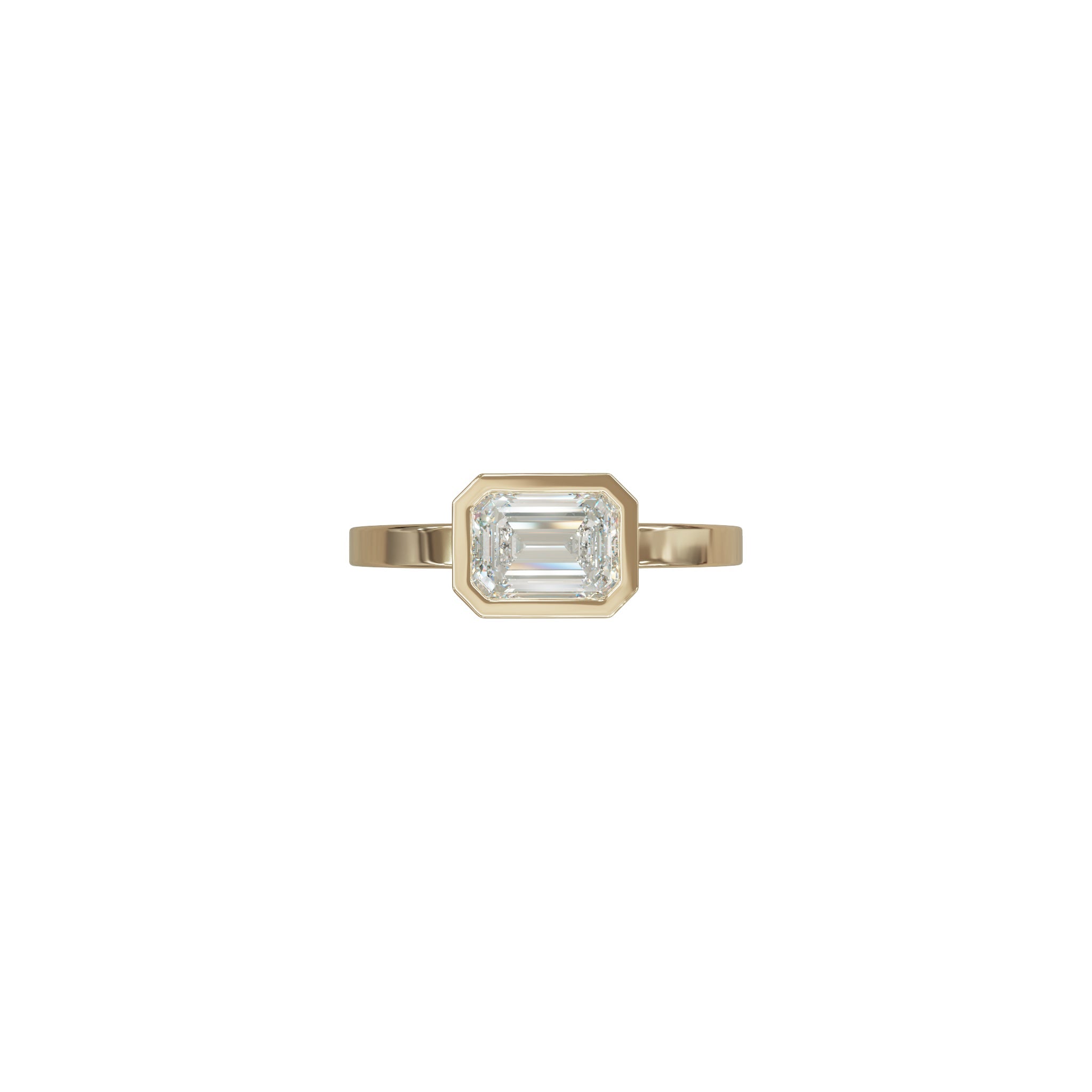 Alma Engagement & Ceremonial Wedding Ring Set-Rings-Eliise Maar Fine Jewellery Australia-Alma Engagement Ring - by itself-18K Rose Gold-Natural Diamonds-Eliise Maar Jewellery