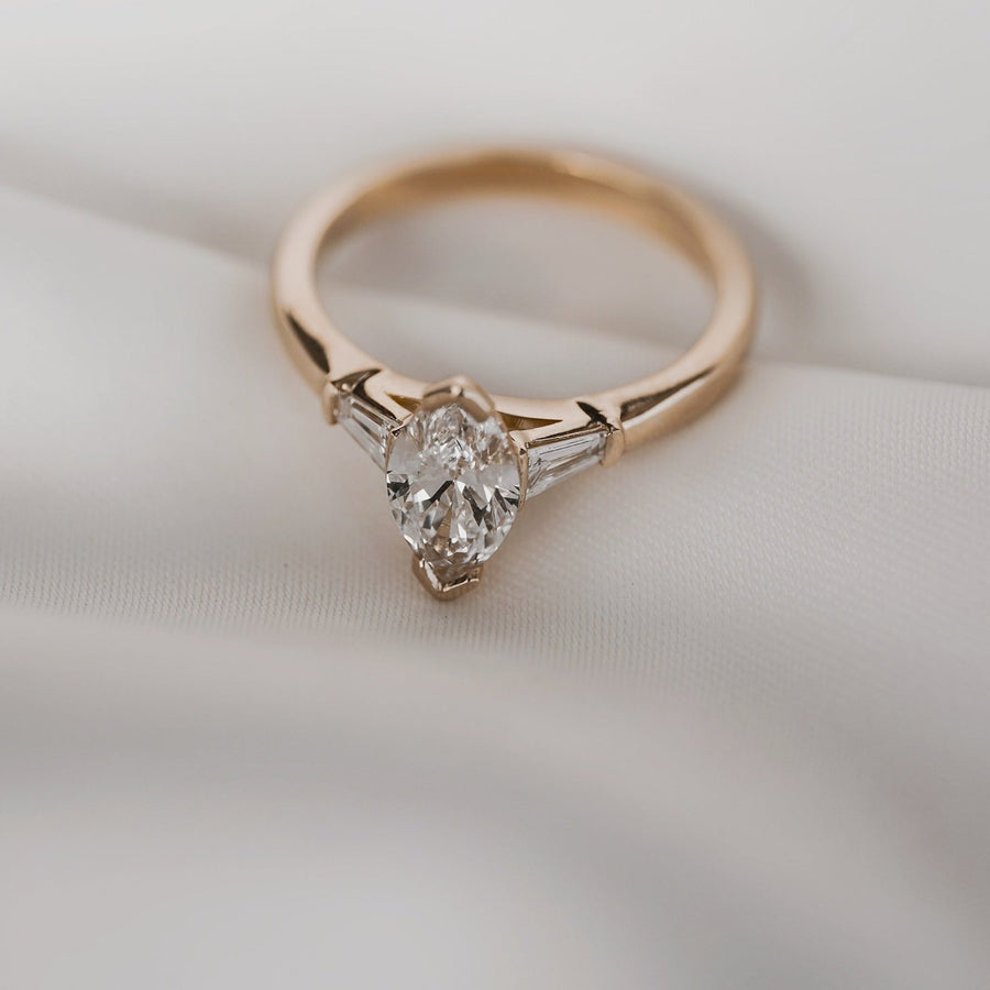 Audrey Diamond Ring- Size 16.75mm - 18K Rose Gold - In Stock - 1.01ct Lab-Grown Diamond - Eliise Maar Jewellery