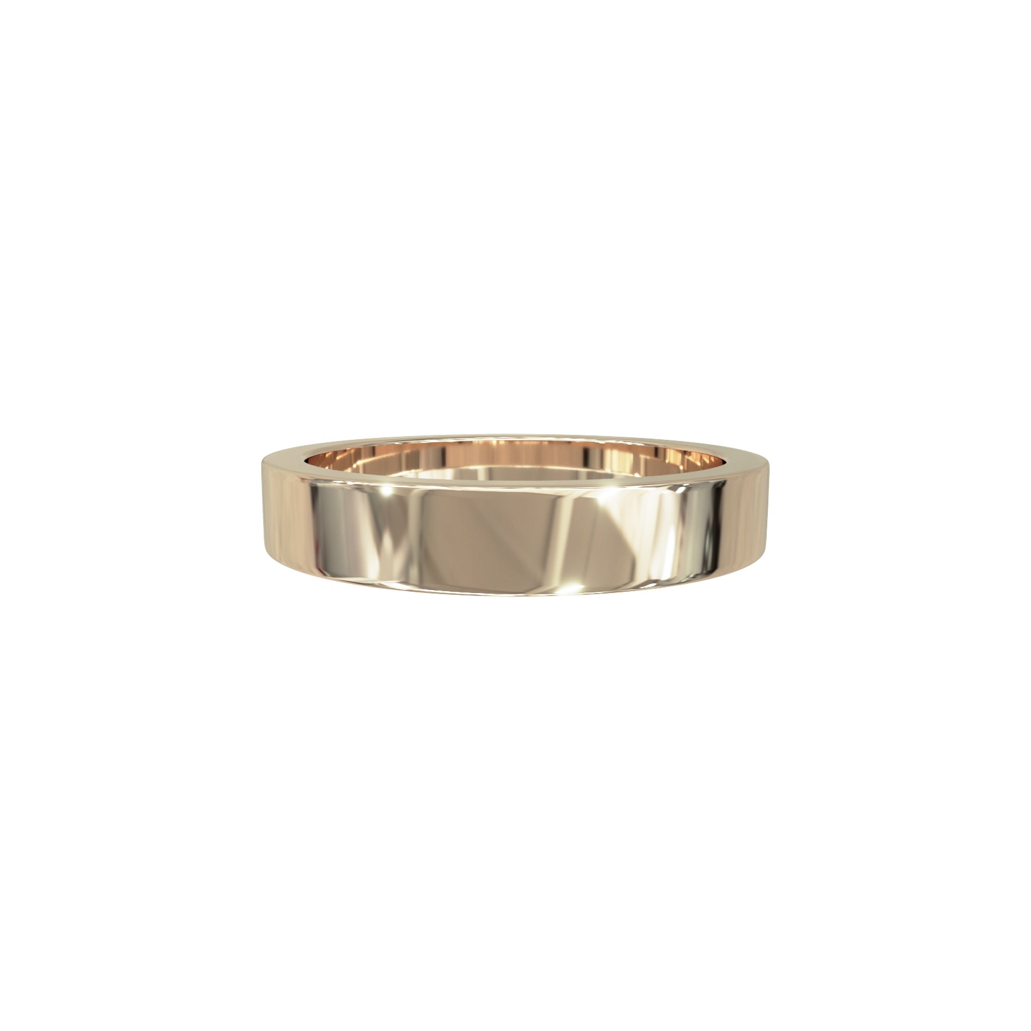 Ceremonial Cigar Wedding Ring-Eliise Maar Fine Jewellery Australia-18K Rose Gold-Bold-Eliise Maar Jewellery