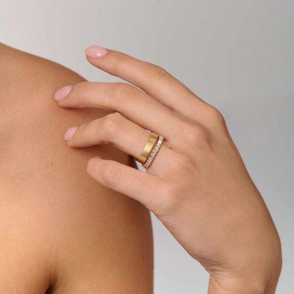 Ceremonial Cigar Wedding Ring-Eliise Maar Fine Jewellery Australia-Eliise Maar Jewellery