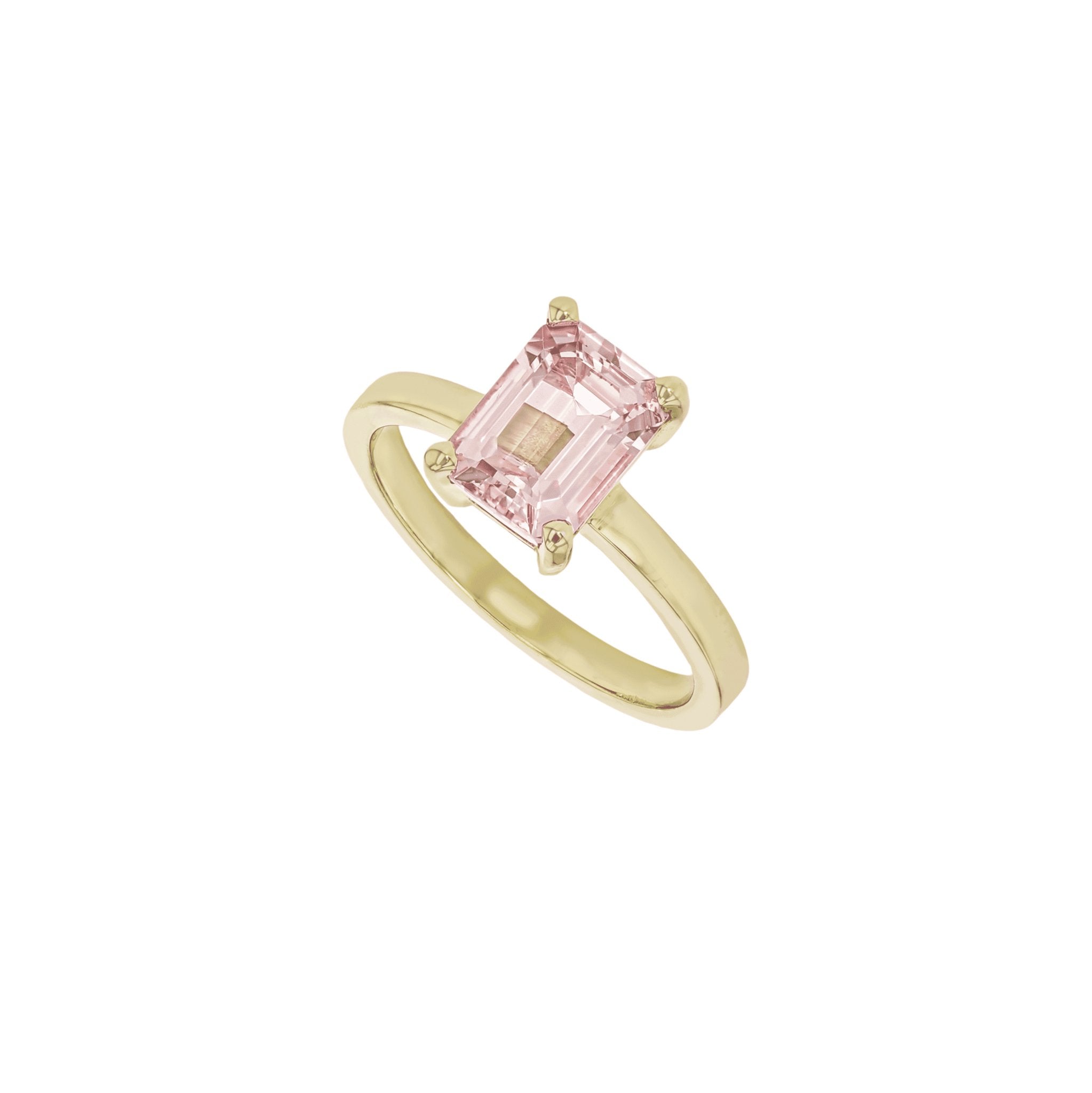Chloe Morganite Ring-Engagement Rings-Eliise Maar Fine Jewellery Australia-Eliise Maar Jewellery