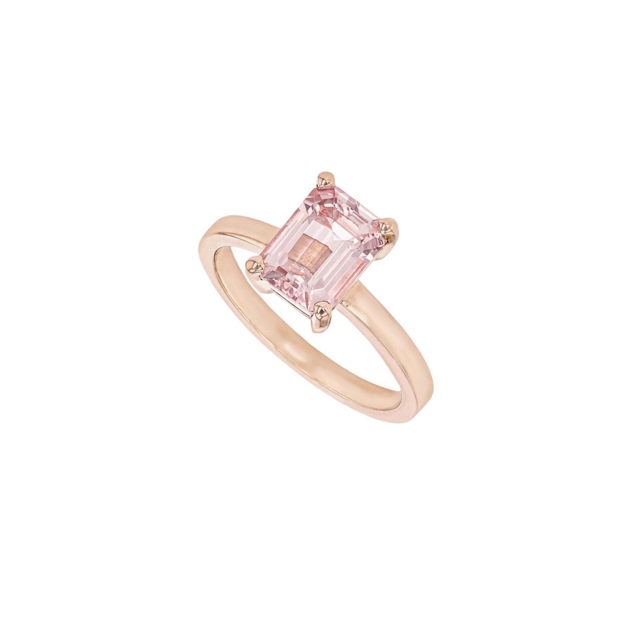Chloe Morganite Ring-Engagement Rings-Eliise Maar Fine Jewellery Australia-Eliise Maar Jewellery