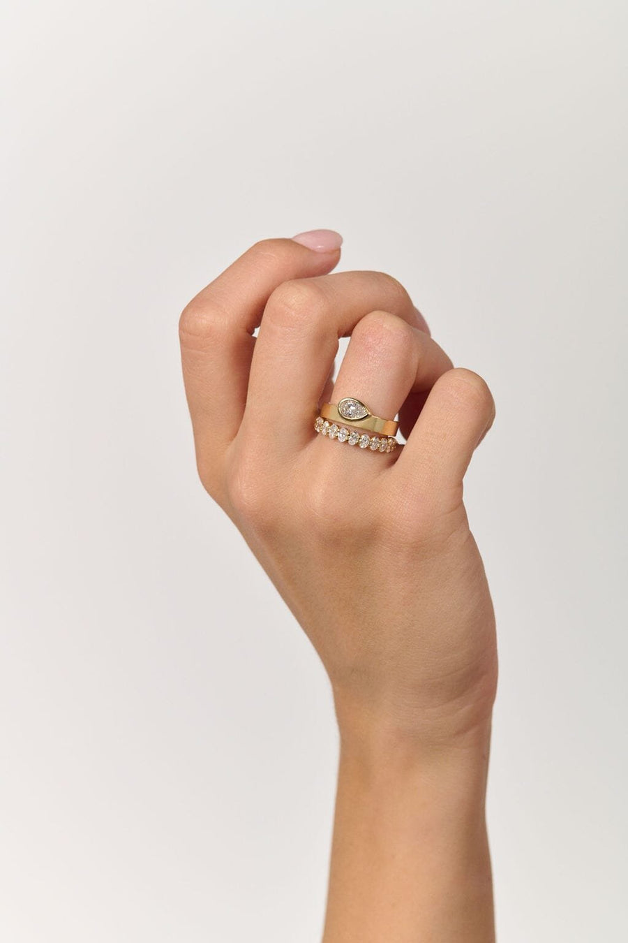 Eleanor Luxe Diamond Band - Size 16.75 - 18K Yellow Gold - Eliise Maar Jewellery