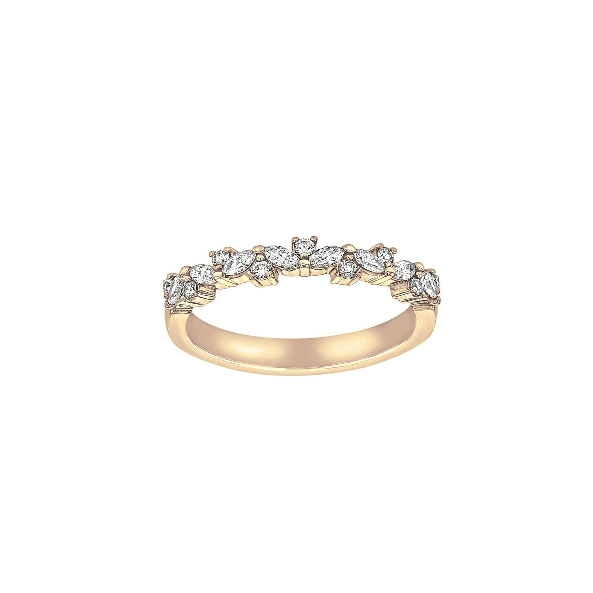 Eleni Luxe Diamond Band-Diamond Band-Eliise Maar Fine Jewellery Australia-18K Rose Gold-Natural Diamonds-Eliise Maar Jewellery