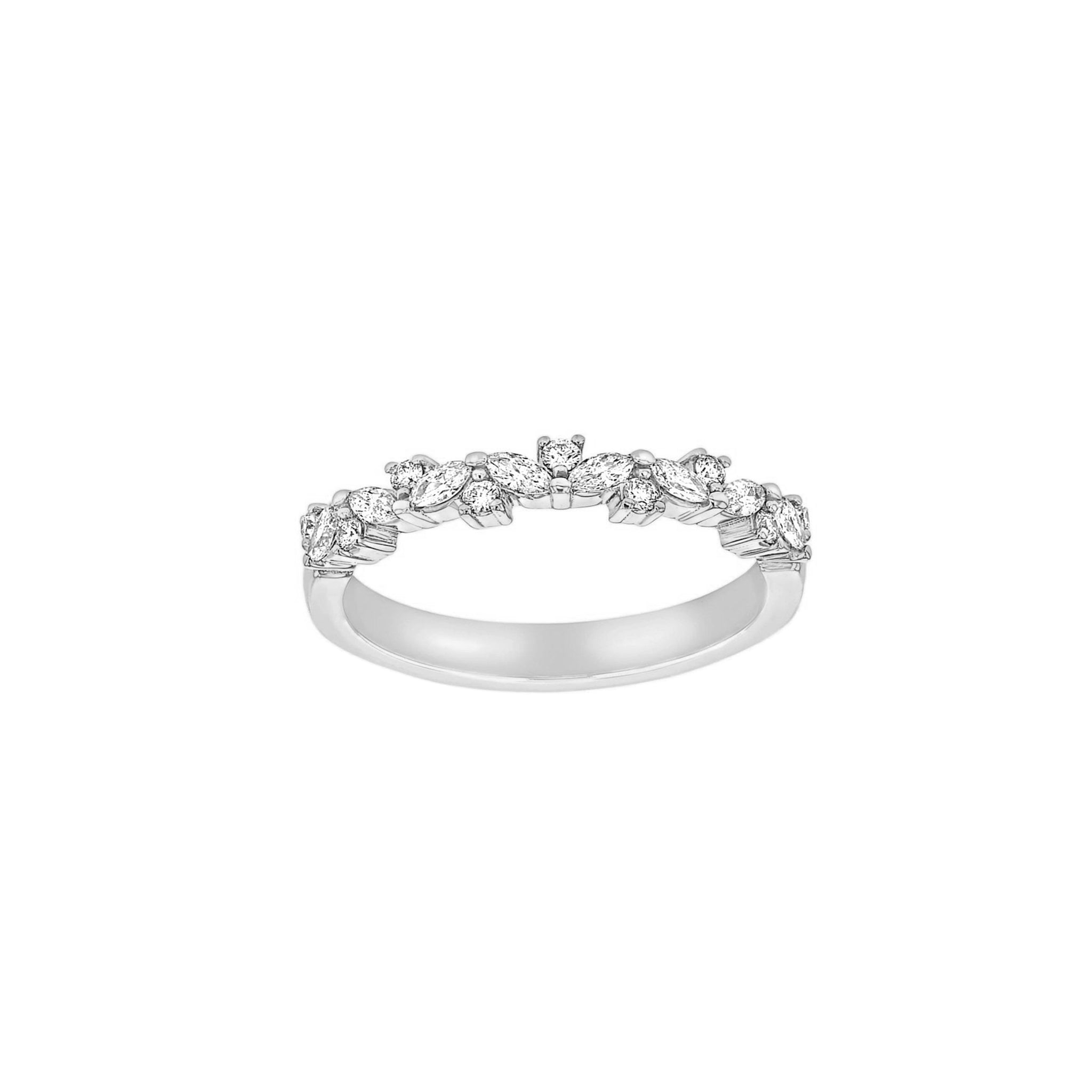 Eleni Luxe Diamond Band-Diamond Band-Eliise Maar Fine Jewellery Australia-18K White Gold-Natural Diamonds-Eliise Maar Jewellery