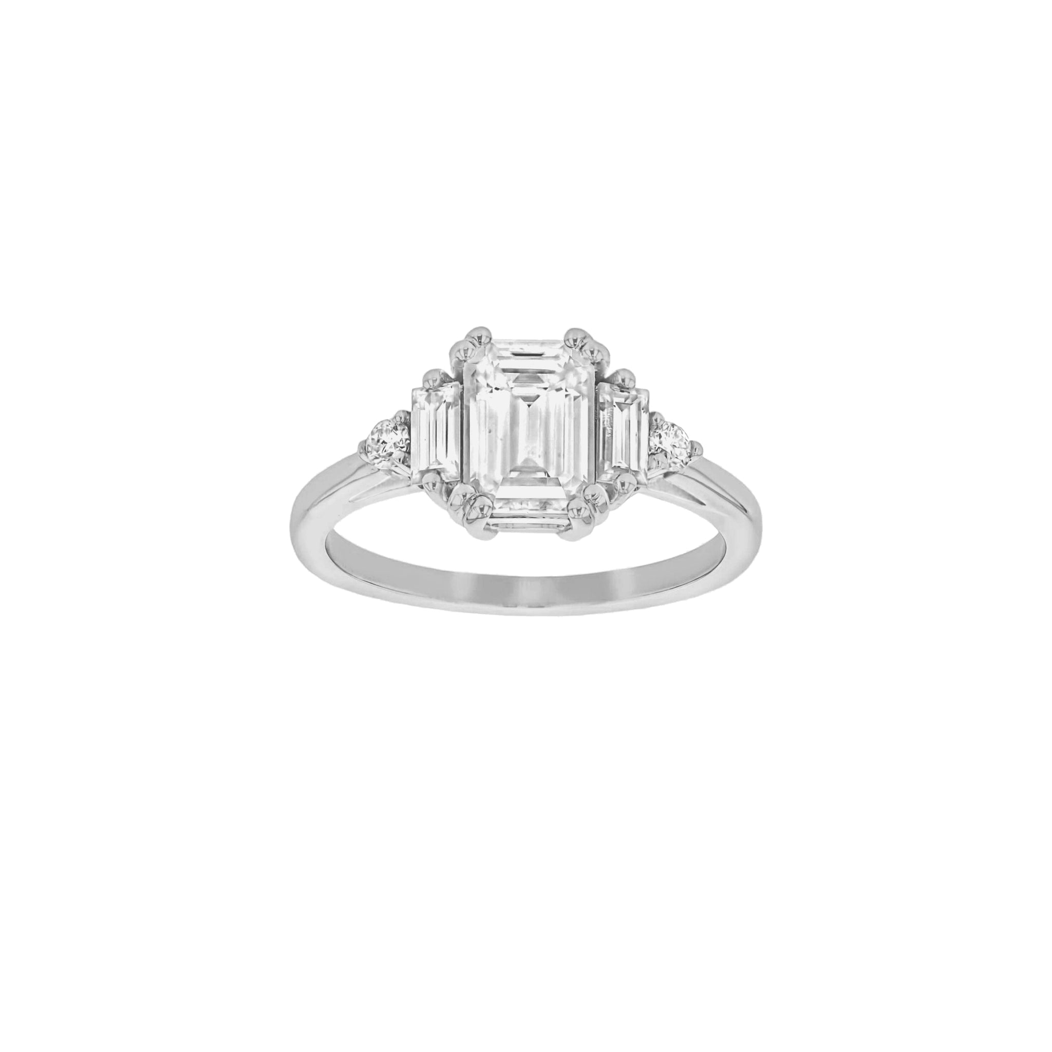 Evie Moissanite Ring-Rings-Eliise Maar Fine Jewellery Australia-Eliise Maar Jewellery