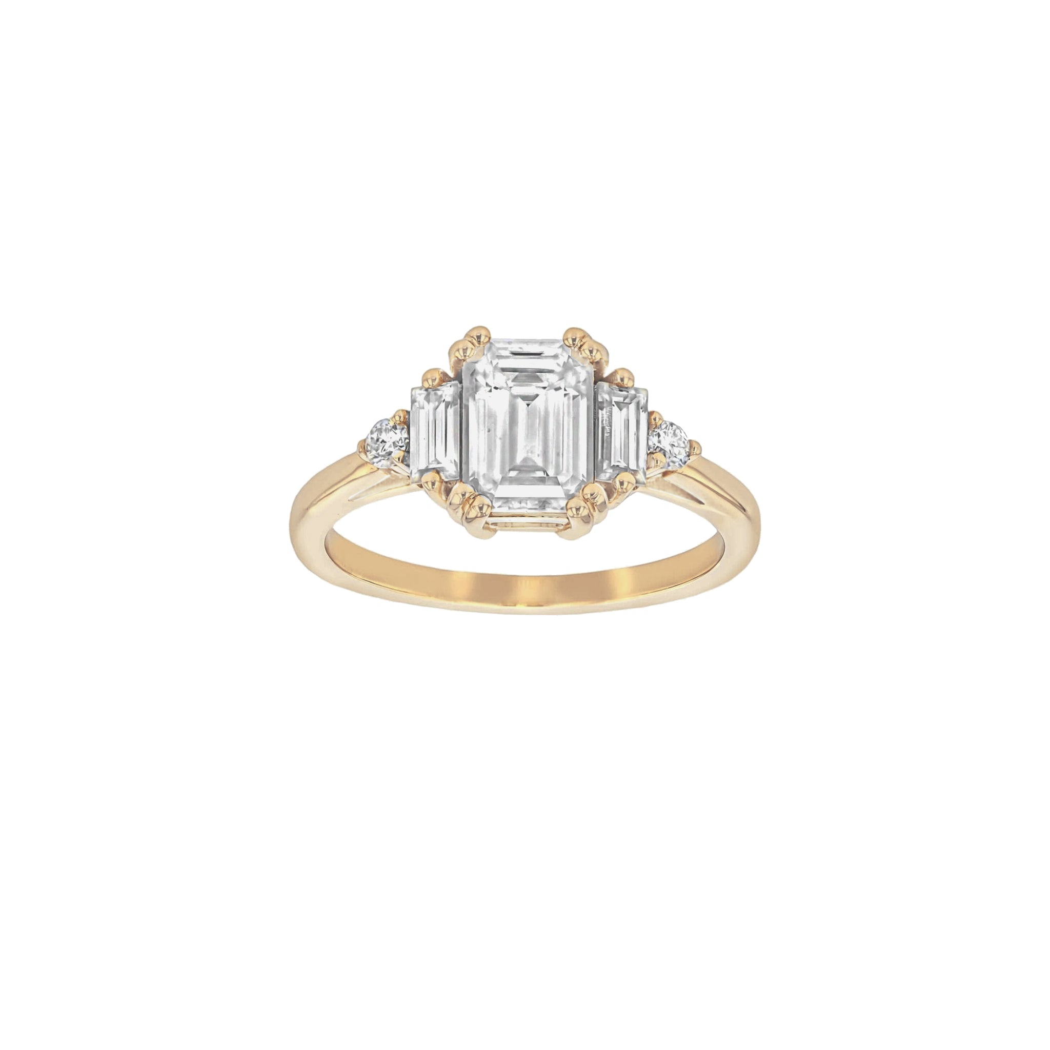 Evie Moissanite Ring-Rings-Eliise Maar Fine Jewellery Australia-Eliise Maar Jewellery