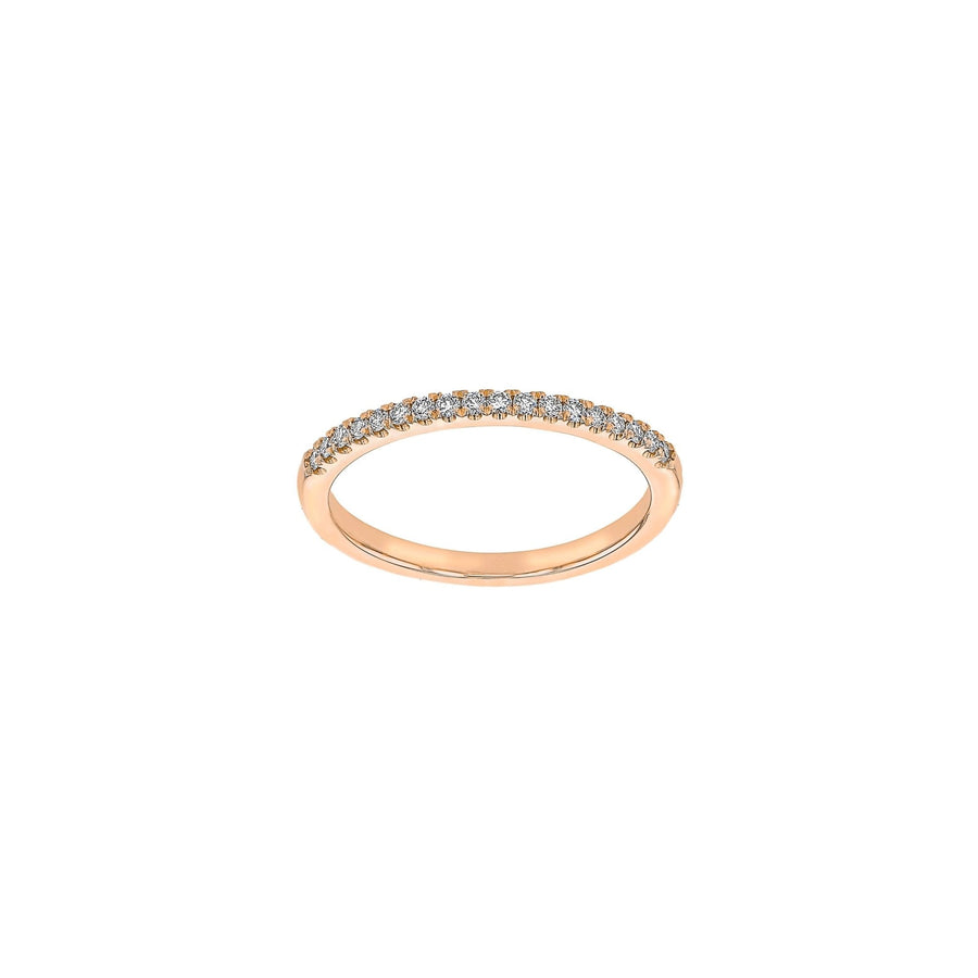 Fine Lavish Diamond Band - Size 16.50 - 9K Rose Gold - Eliise Maar Jewellery