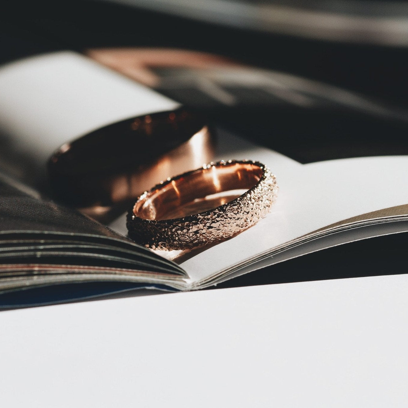 Frost Wedding Ring Rose-Eliise Maar Fine Jewellery Australia-Eliise Maar Jewellery
