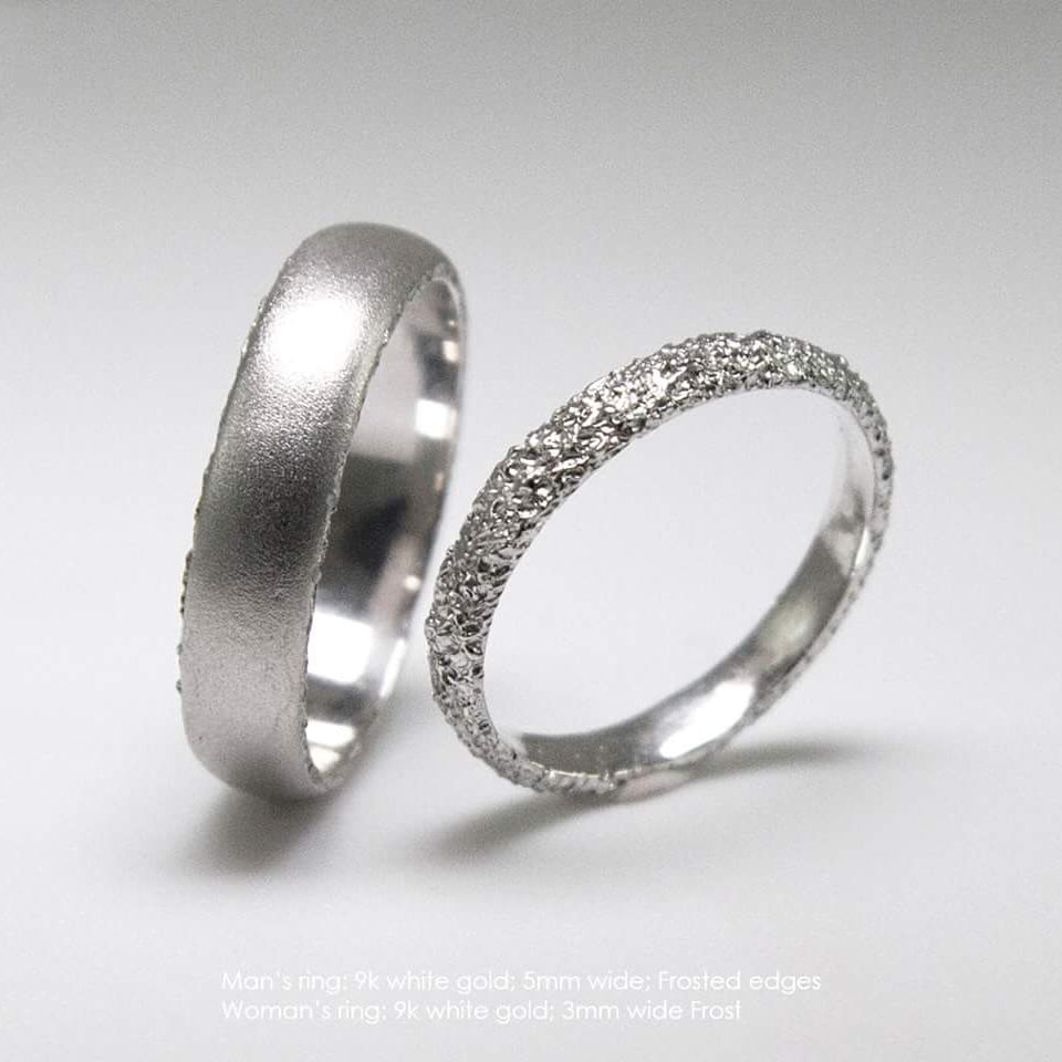 Frost Wedding Ring White-Eliise Maar Fine Jewellery Australia-Eliise Maar Jewellery