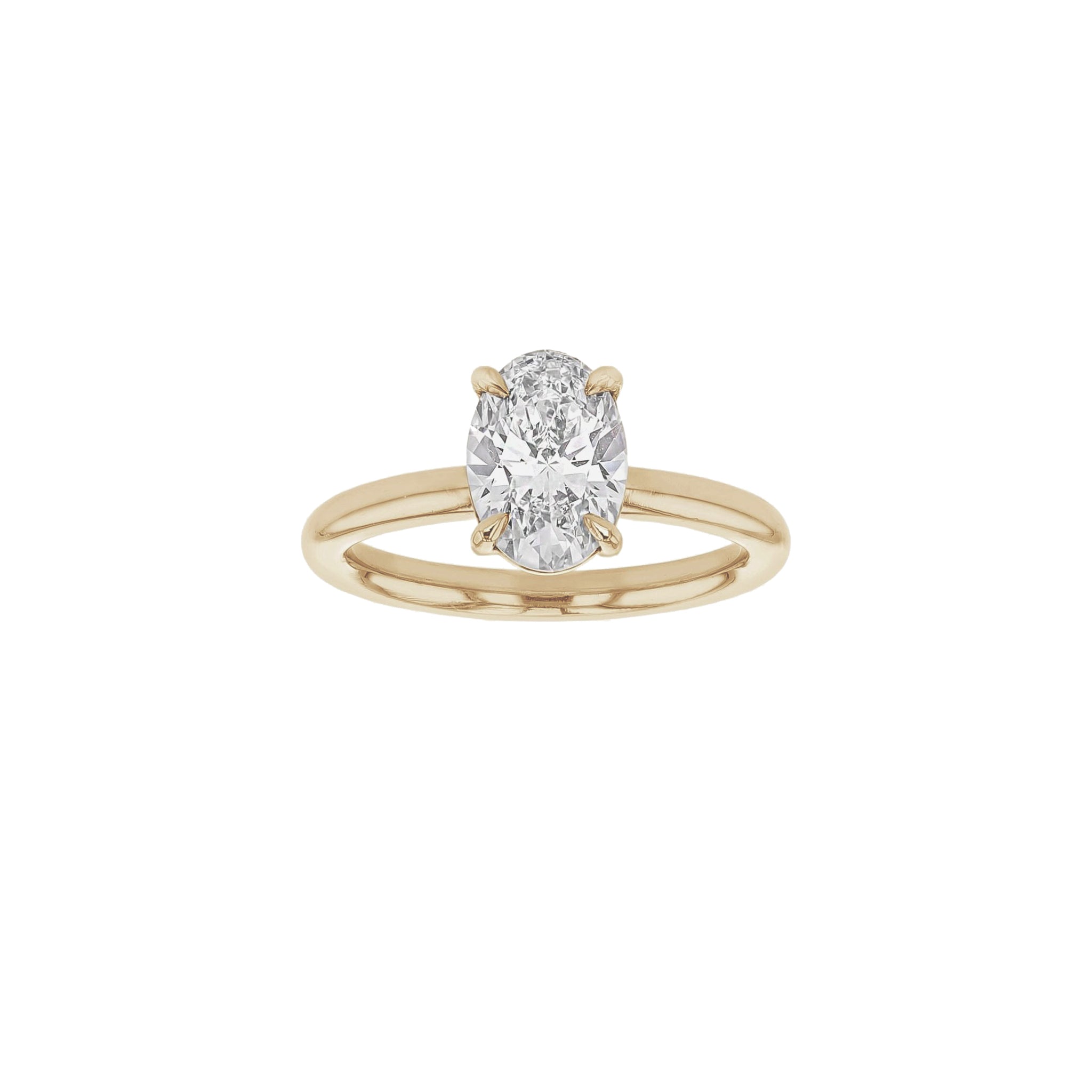 Grace Diamond Solitaire Oval-Rings-Eliise Maar Fine Jewellery Australia-18K Rose Gold-Natural 0.70ct-Eliise Maar Jewellery