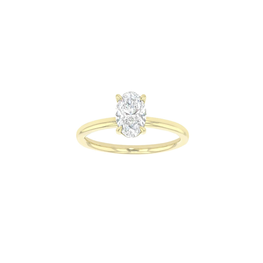 Grace Diamond Solitaire - Size 16 - 18K Yellow Gold - 1.50ct Lab Grown Diamond - Eliise Maar Jewellery