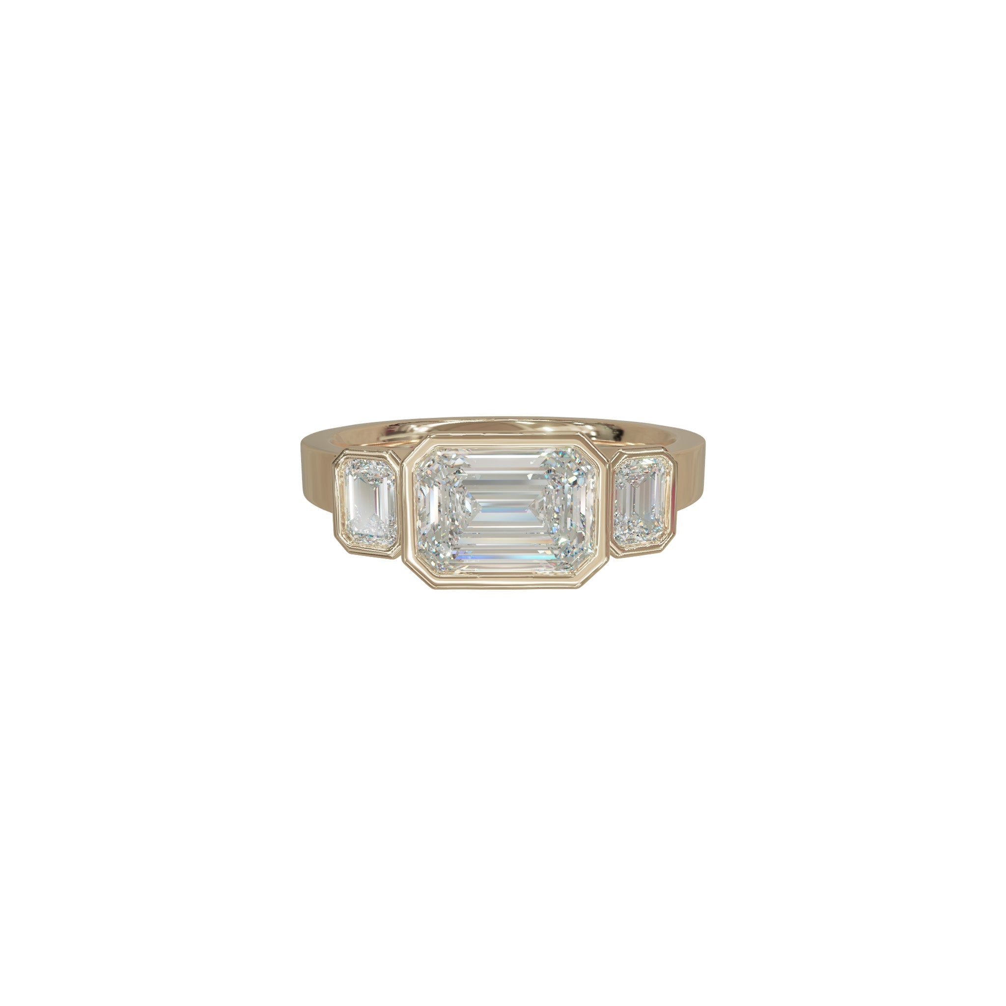 HERR Diamond Trilogy-Rings-Eliise Maar Fine Jewellery Australia-18K Rose Gold-Natural Diamonds-Eliise Maar Jewellery
