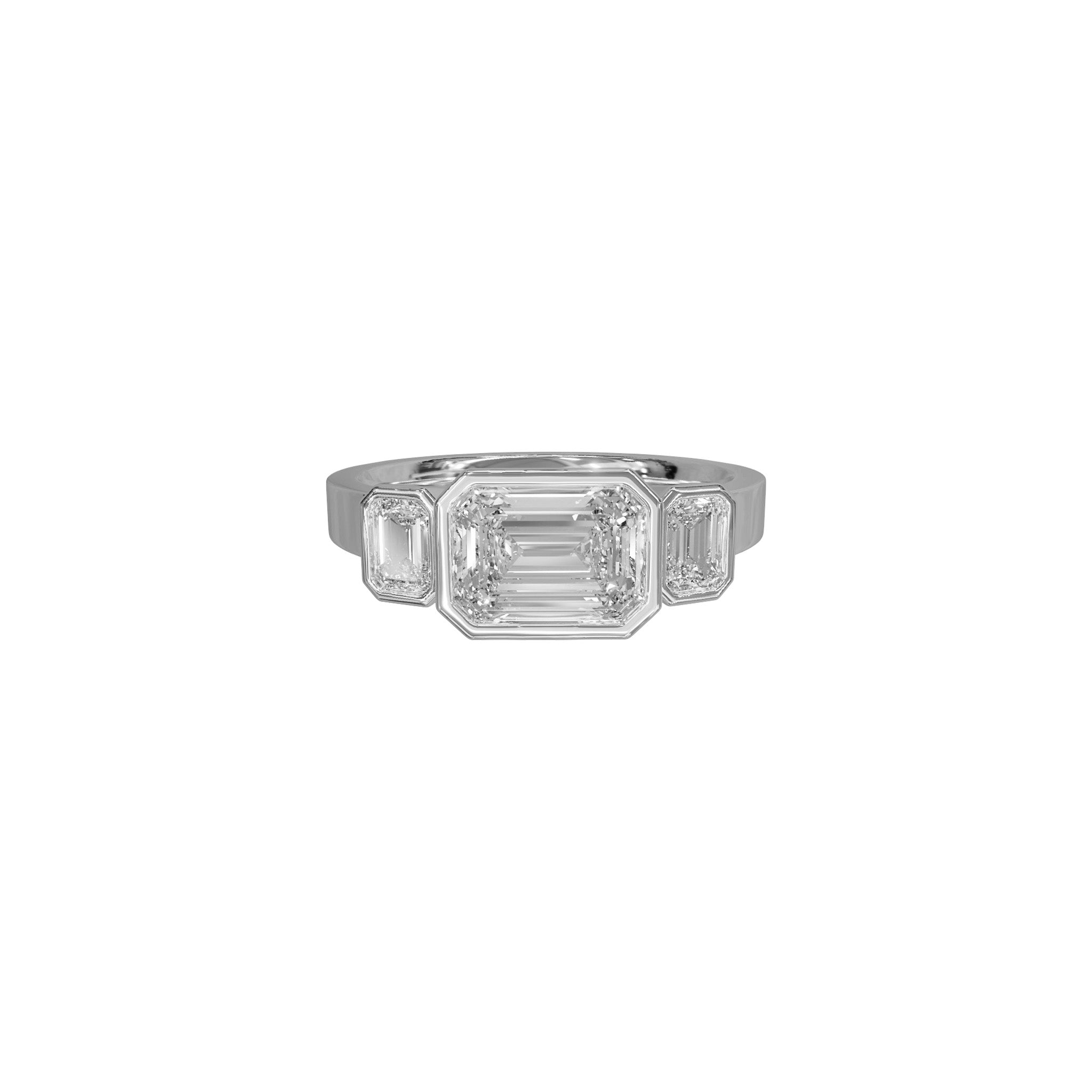 HERR Diamond Trilogy-Rings-Eliise Maar Fine Jewellery Australia-18K White Gold-Natural Diamonds-Eliise Maar Jewellery