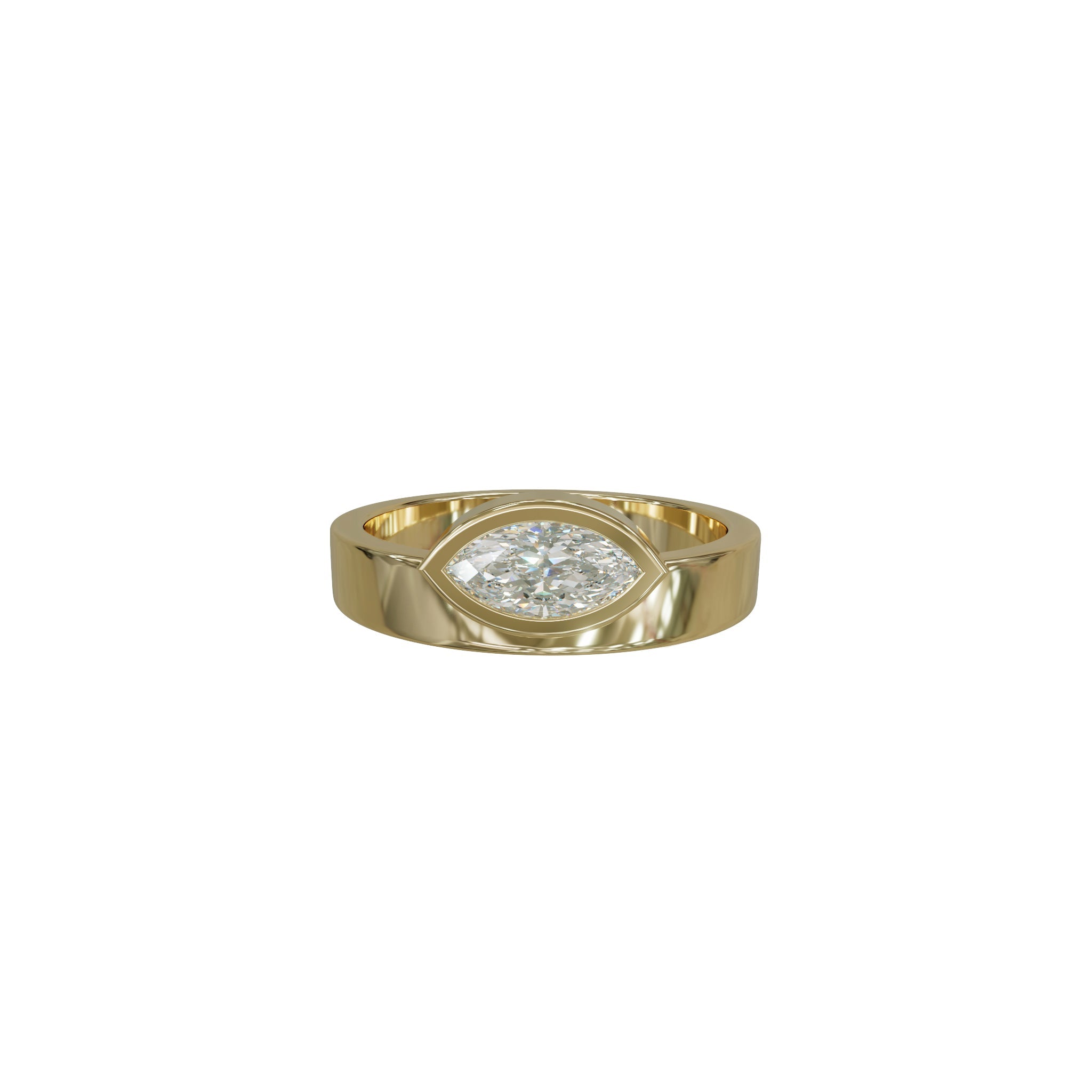 Iris Ring-Rings-Eliise Maar Fine Jewellery Australia-14K Yellow Gold-Natural Diamond-Eliise Maar Jewellery