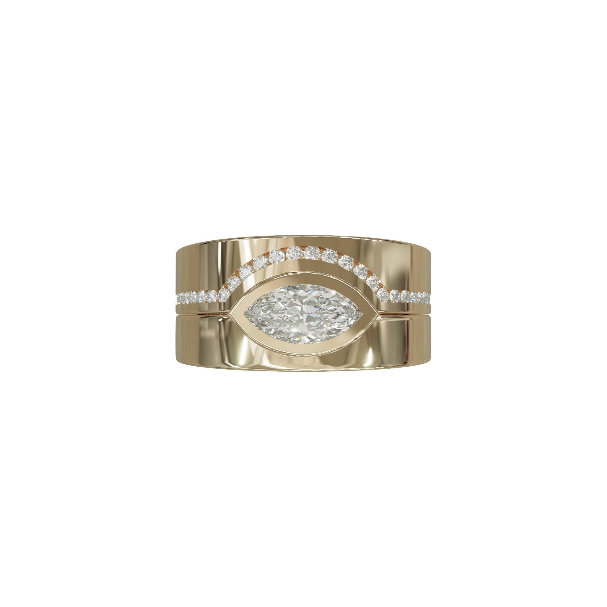 Iris Ring Set-Rings-Eliise Maar Fine Jewellery Australia-Eliise Maar Jewellery