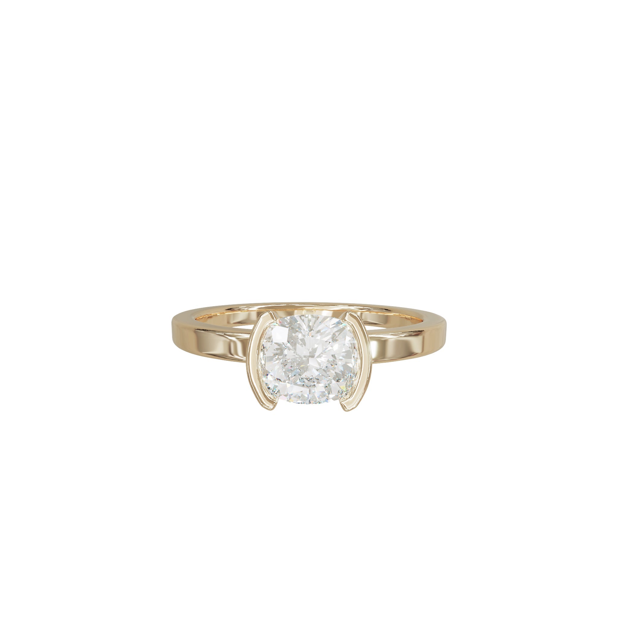 Isla Cushion Diamond Solitaire Ring-Rings-Eliise Maar Fine Jewellery Australia-Eliise Maar Jewellery