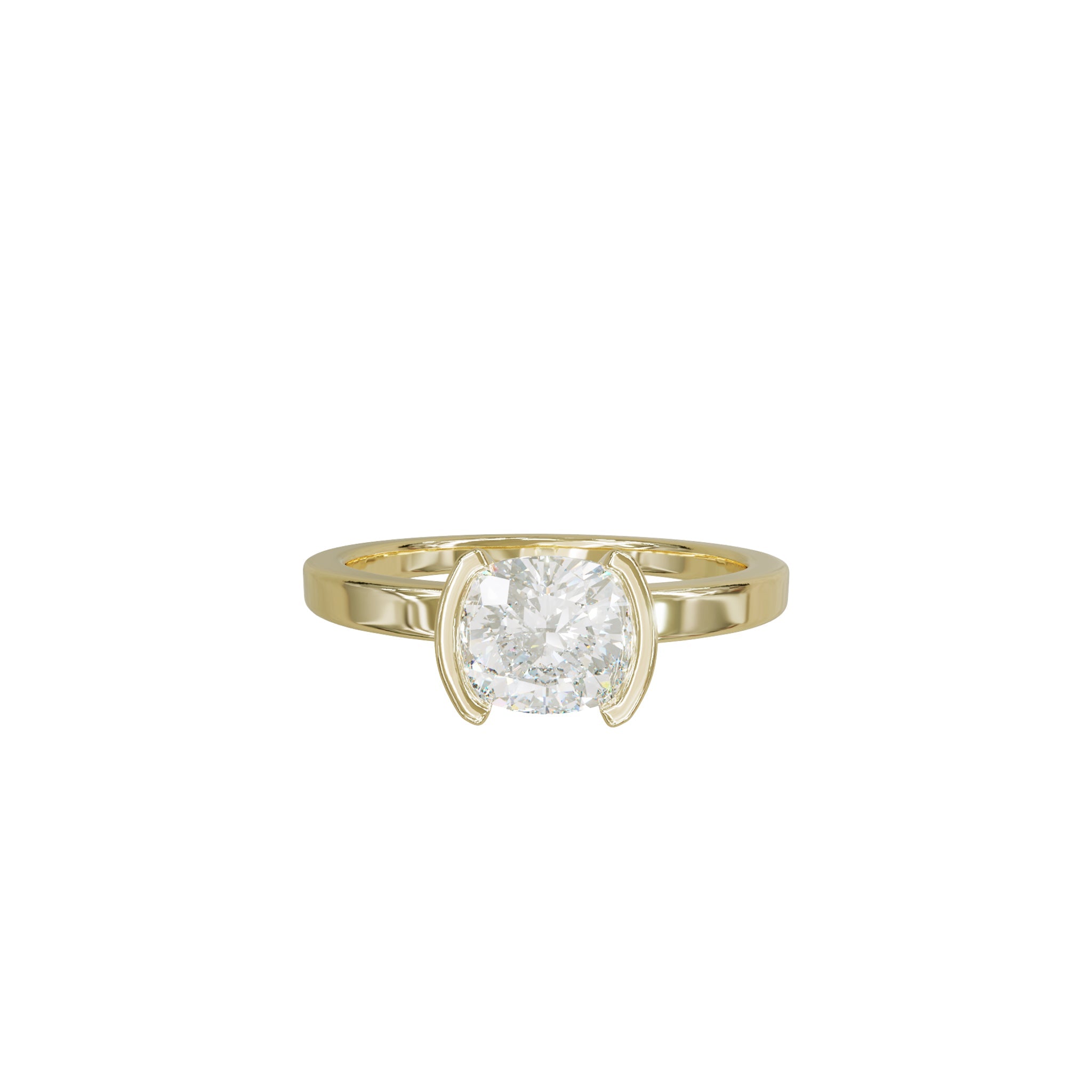 Isla Cushion Diamond Solitaire Ring-Rings-Eliise Maar Fine Jewellery Australia-Eliise Maar Jewellery