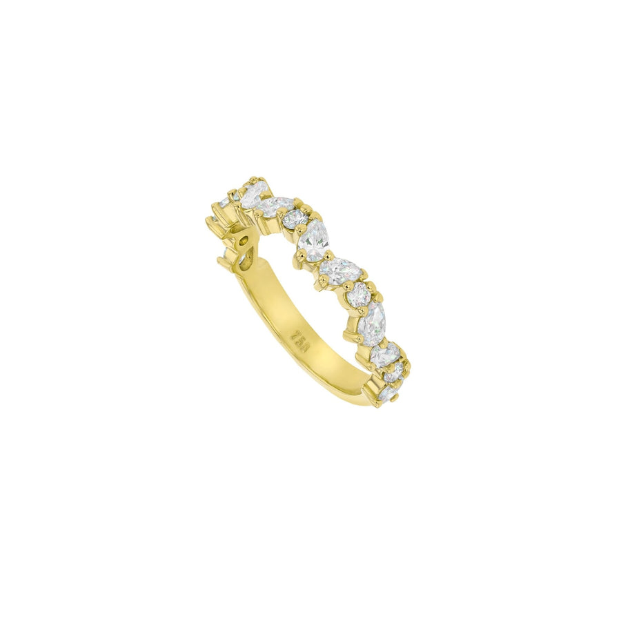 Ivy Luxe Diamond Band - Size 17.25 - 18K Yellow Gold - Eliise Maar Jewellery