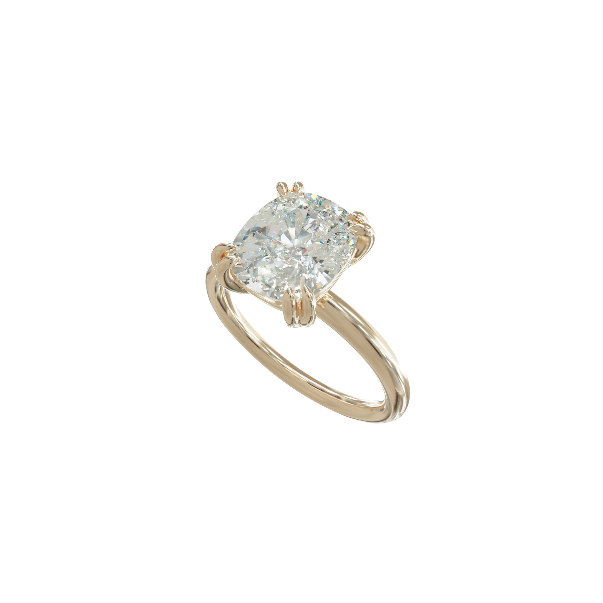 Jamie Double Claw Cushion Diamond Ring-Rings-Eliise Maar Fine Jewellery Australia-Eliise Maar Jewellery