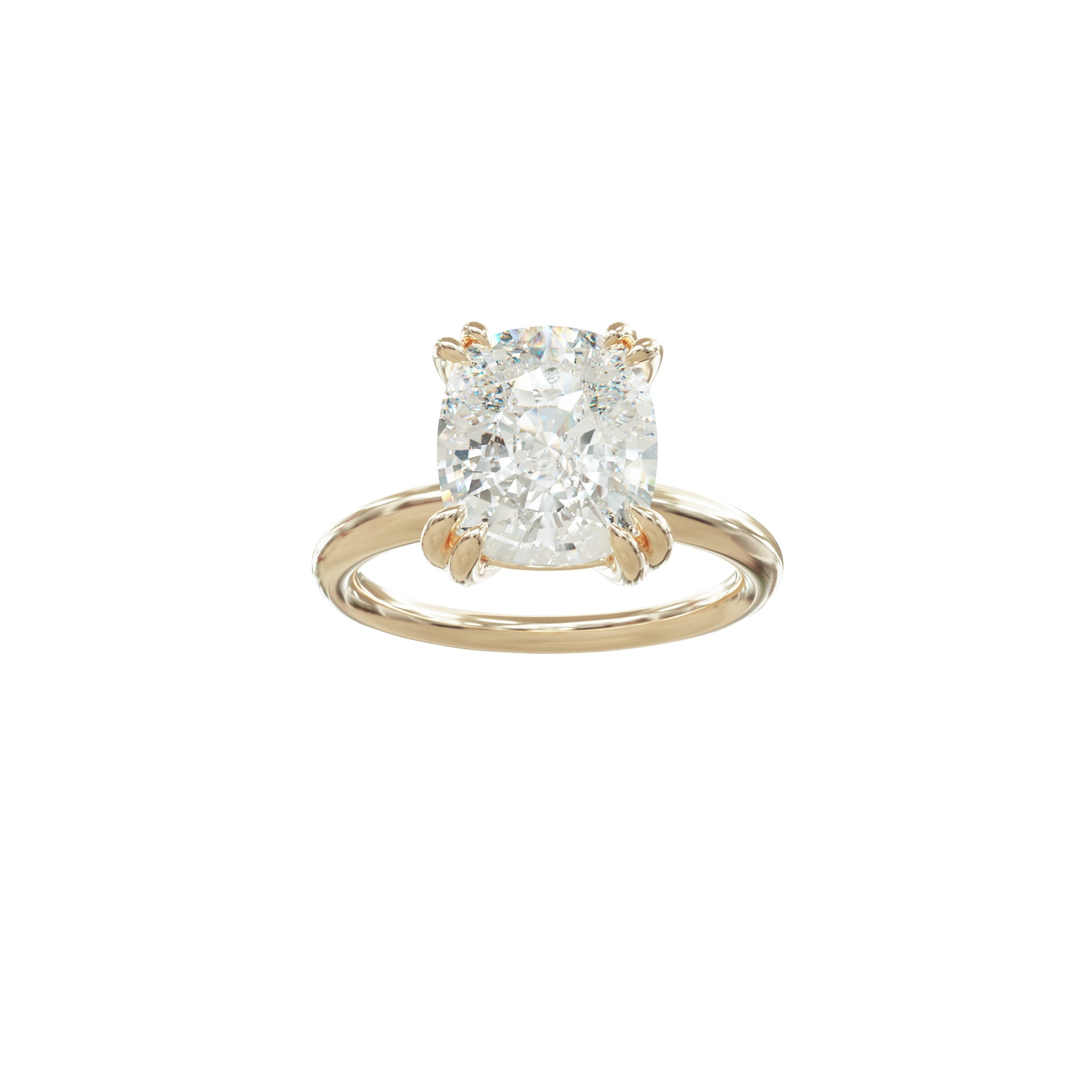 Jamie Double Claw Cushion Diamond Ring-Rings-Eliise Maar Fine Jewellery Australia-Eliise Maar Jewellery