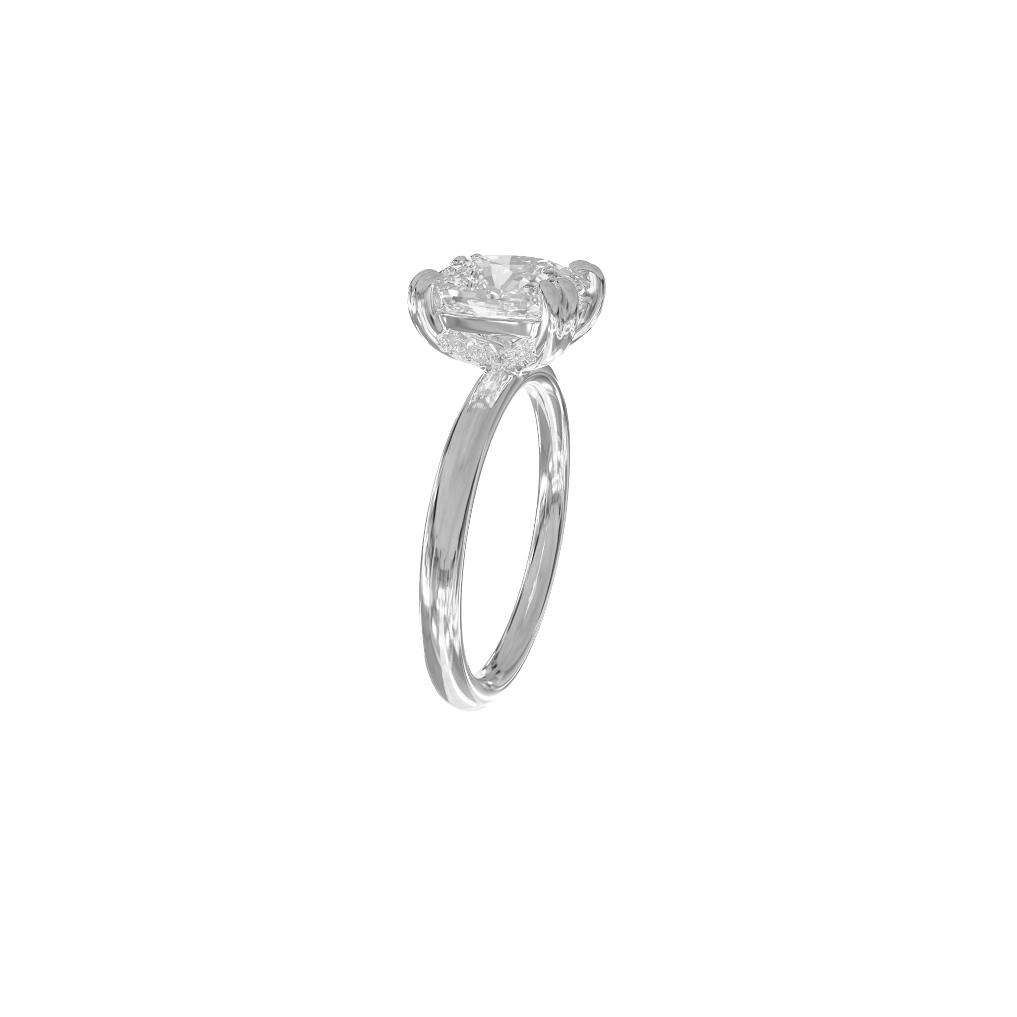 Jamie Double Claw Cushion Diamond Ring-Rings-Eliise Maar Fine Jewellery Australia-Eliise Maar Jewellery