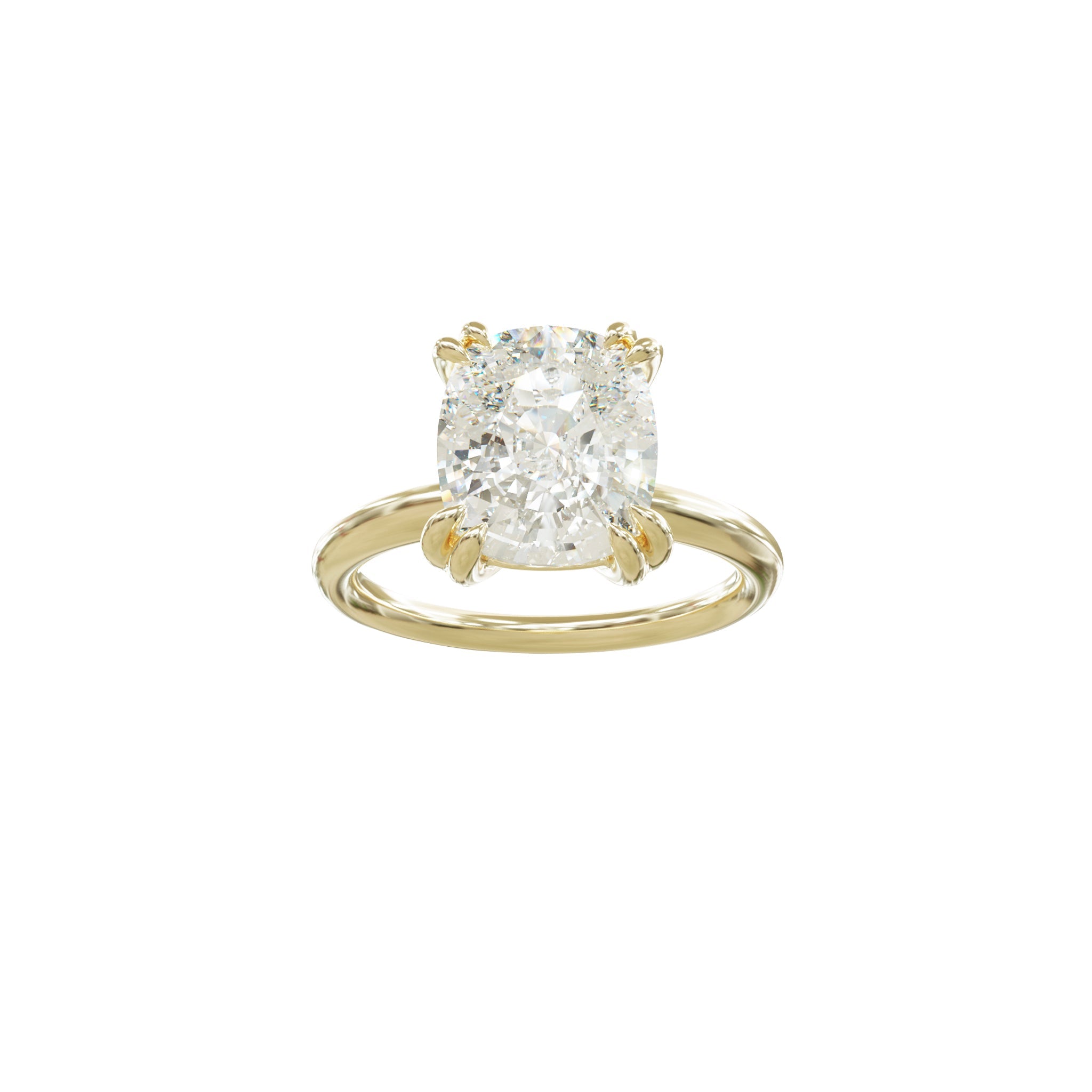 Jamie Double Claw Cushion Diamond Ring-Rings-Eliise Maar Fine Jewellery Australia-Eliise Maar Jewellery