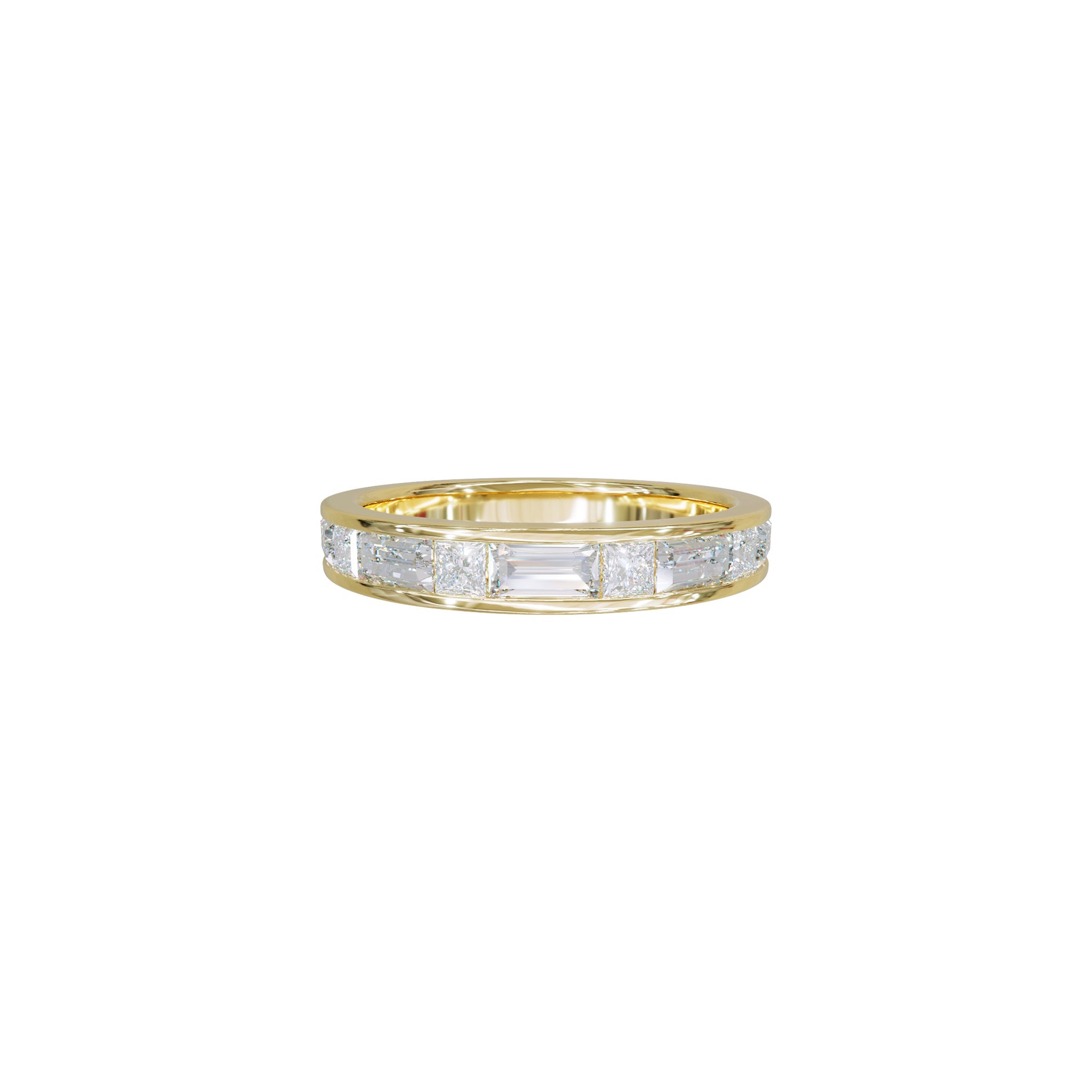 Jamie Luxe Diamond Band-Diamond Band-Eliise Maar Fine Jewellery Australia-14K Yellow Gold-Natural Diamonds-Eliise Maar Jewellery