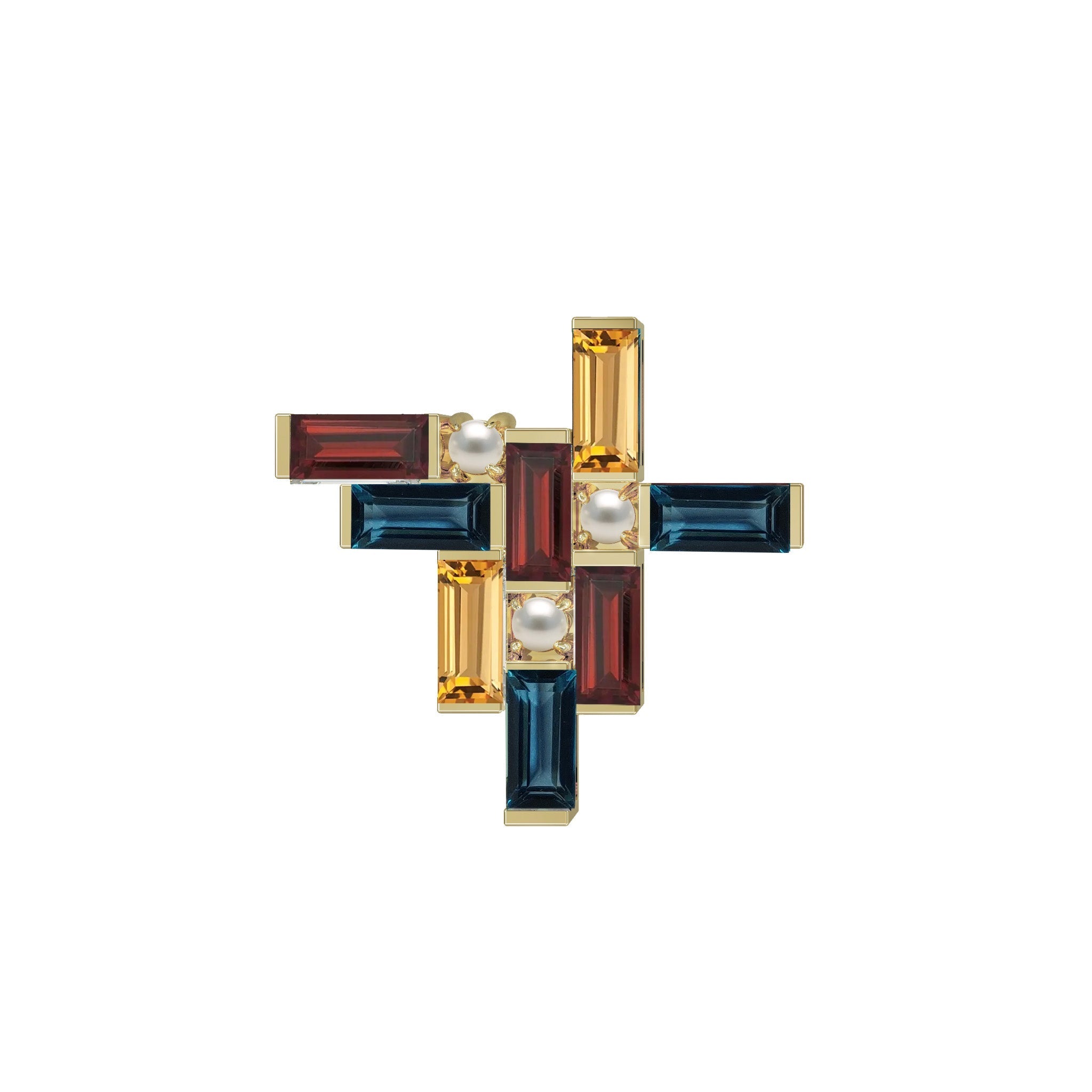 Le Courage Brooch-Eliise Maar Jewellery-Eliise Maar Jewellery