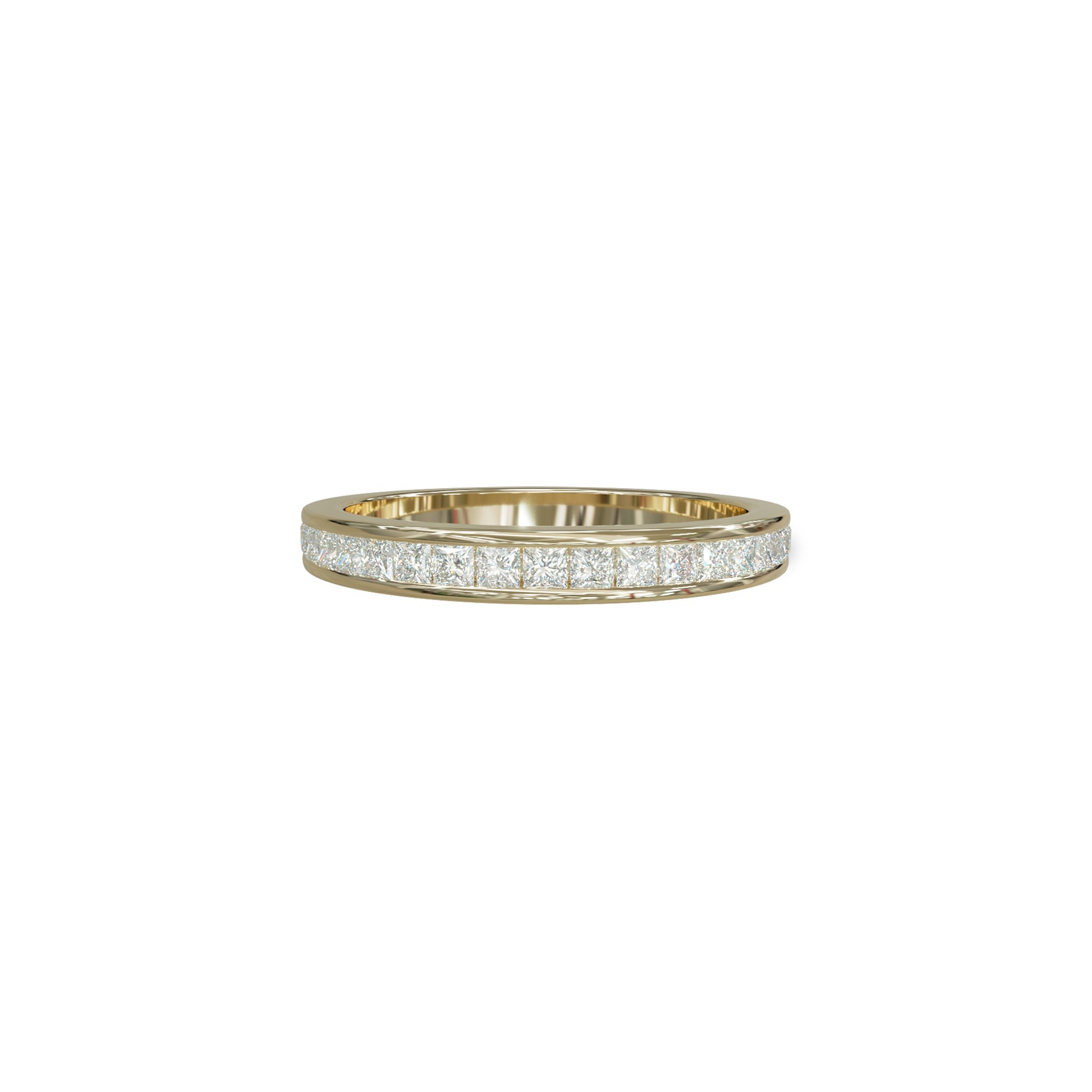 Leila Diamond Band-Diamond Band-Eliise Maar Fine Jewellery Australia-14K Yellow Gold-Natural Diamonds-Eliise Maar Jewellery