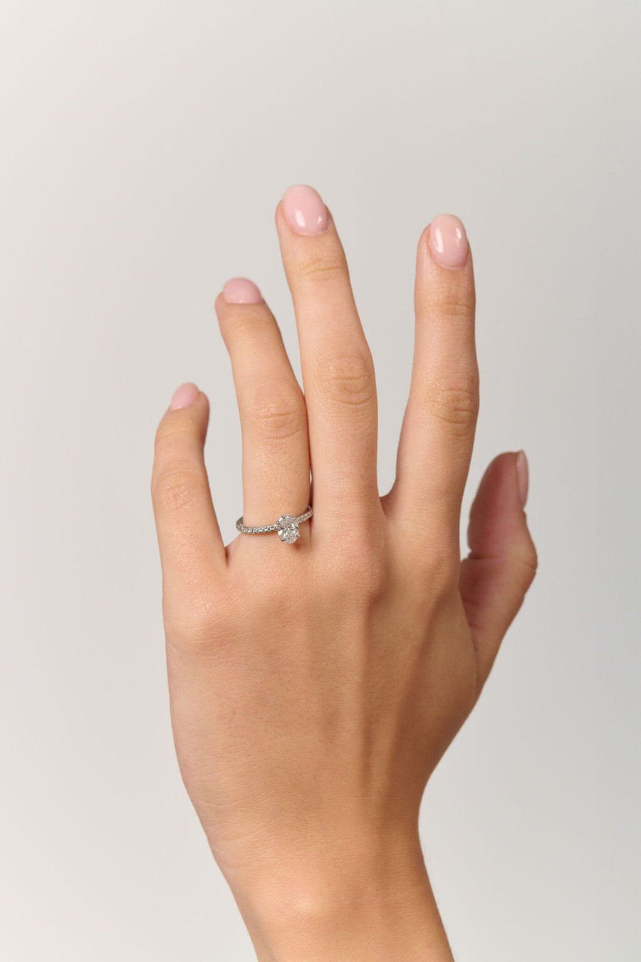 Lena Diamond Ring - 18K White Gold - Eliise Maar Jewellery