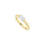 Margot East-West Oval Diamond Solitaire - Size 17 - 18K Yellow Gold - In Stock - 0.74ct Lab Grown Diamond - Eliise Maar Jewellery