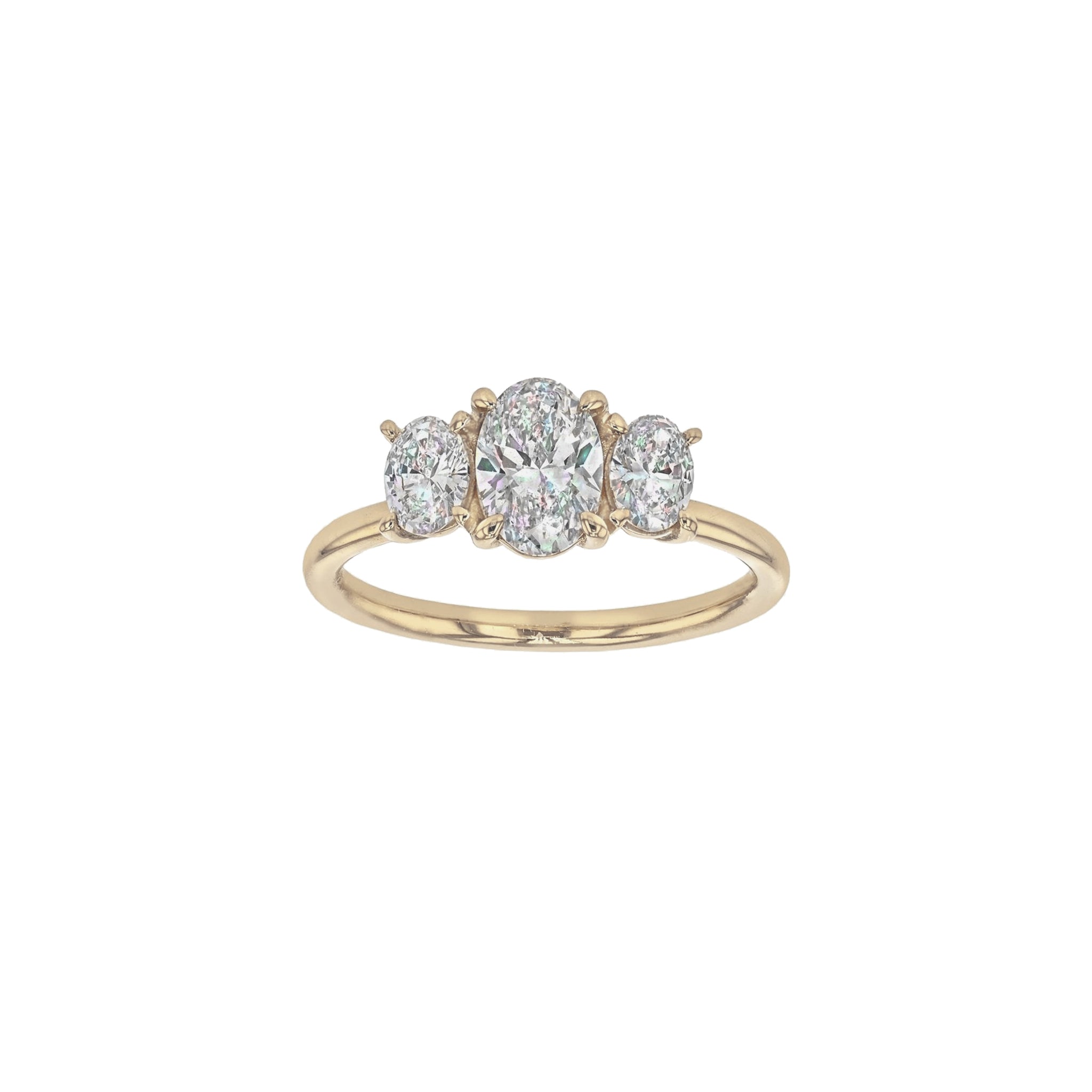 Mary-Anne Diamond Trilogy Ring-Rings-Eliise Maar Fine Jewellery Australia-Eliise Maar Jewellery