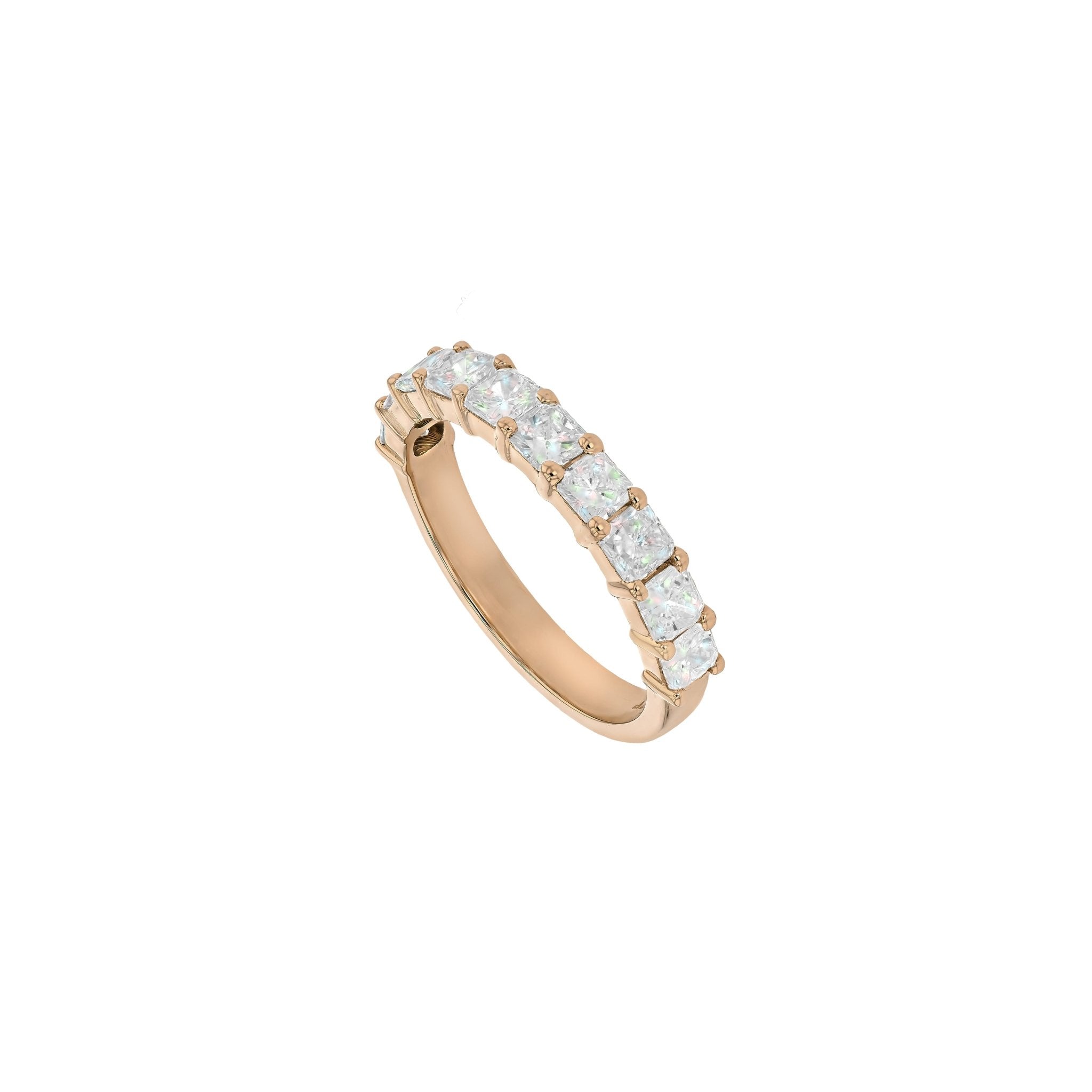 Nadia Luxe Diamond Band - Size 16.50 - 18K Rose Gold - In Stock - Eliise Maar Jewellery