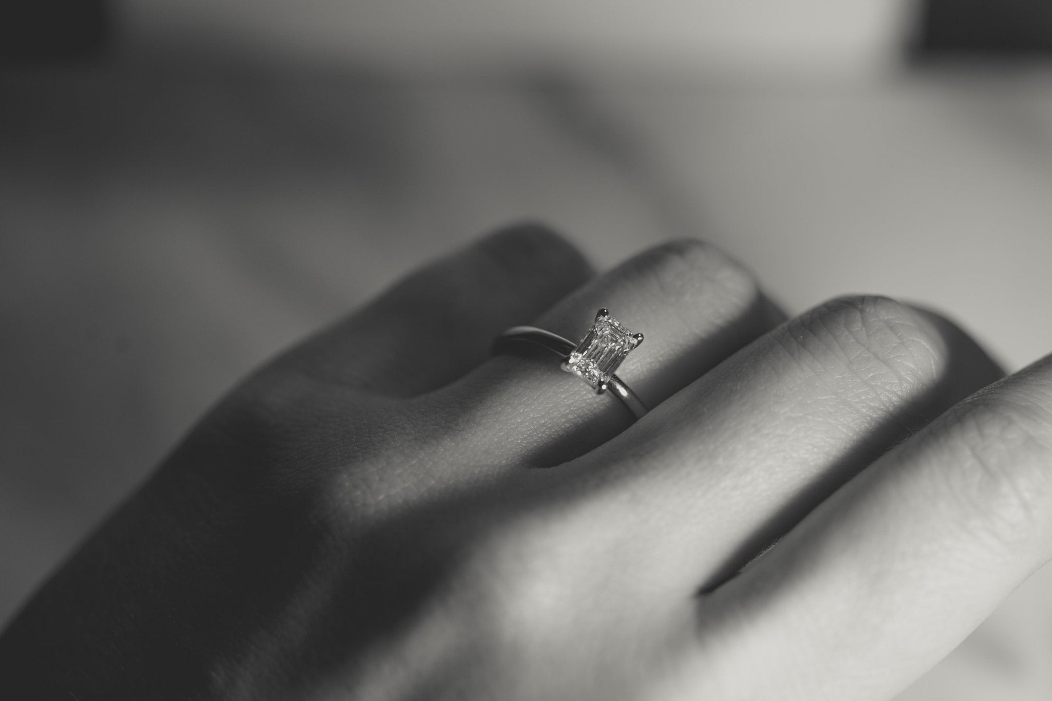 Princess cut moissanite solitaire hotsell