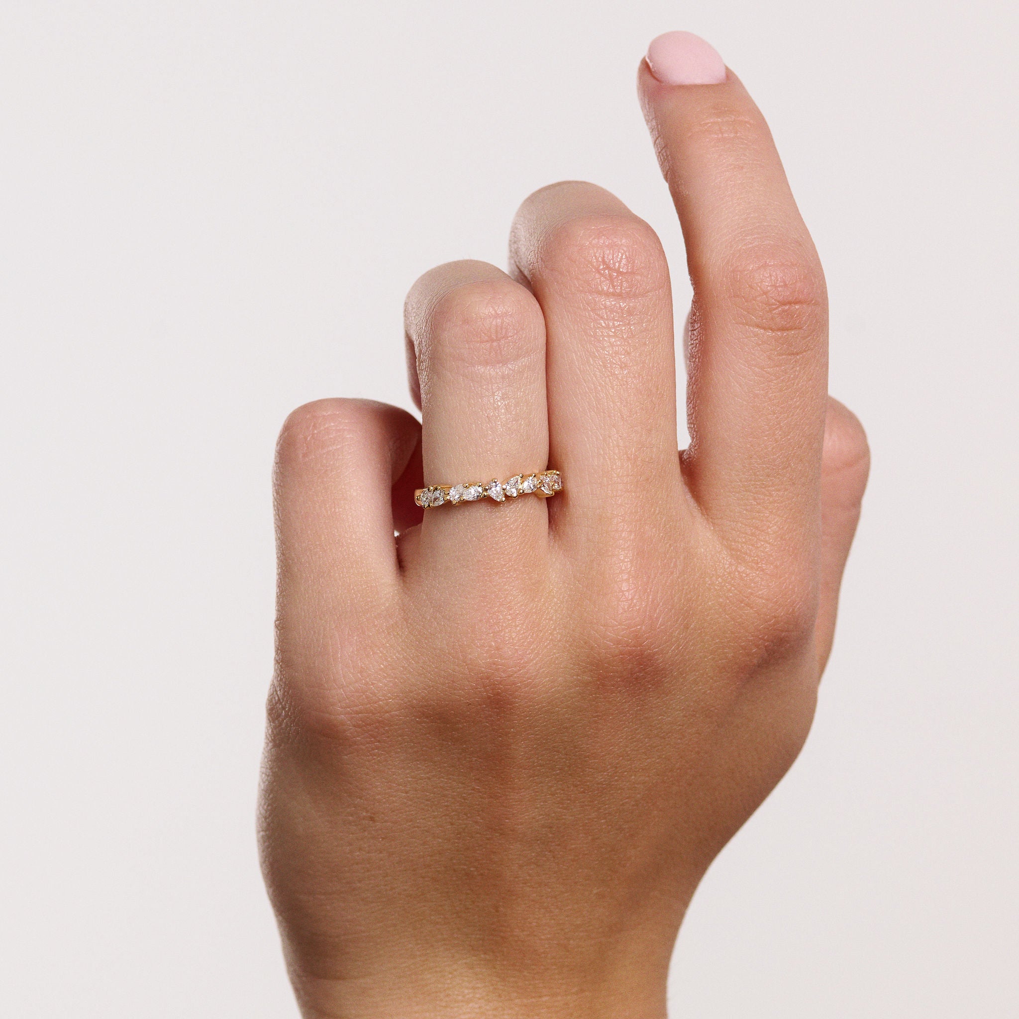 Petite Genevieve Diamond Band-Diamond Band-Eliise Maar Fine Jewellery Australia-Eliise Maar Jewellery