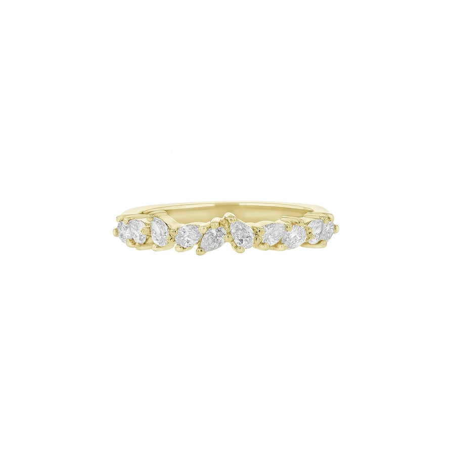 Petite Genevieve Diamond Band - Size 17 - 18K Yellow Gold - In Stock - Lab Grown Diamonds - Eliise Maar Jewellery