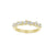 Petite Genevieve Diamond Band - Size 17 - 18K Yellow Gold - In Stock - Lab Grown Diamonds - Eliise Maar Jewellery