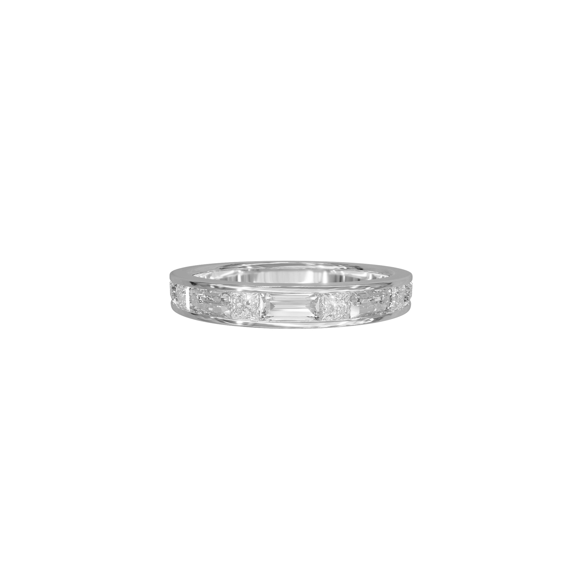 Petite Jamie Diamond Band-Diamond Band-Eliise Maar Fine Jewellery Australia-18K White Gold-Natural Diamonds-Eliise Maar Jewellery