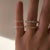 Petite Nadia Diamond Band - Size 16.5 - 18K White Gold - In Stock - Eliise Maar Jewellery
